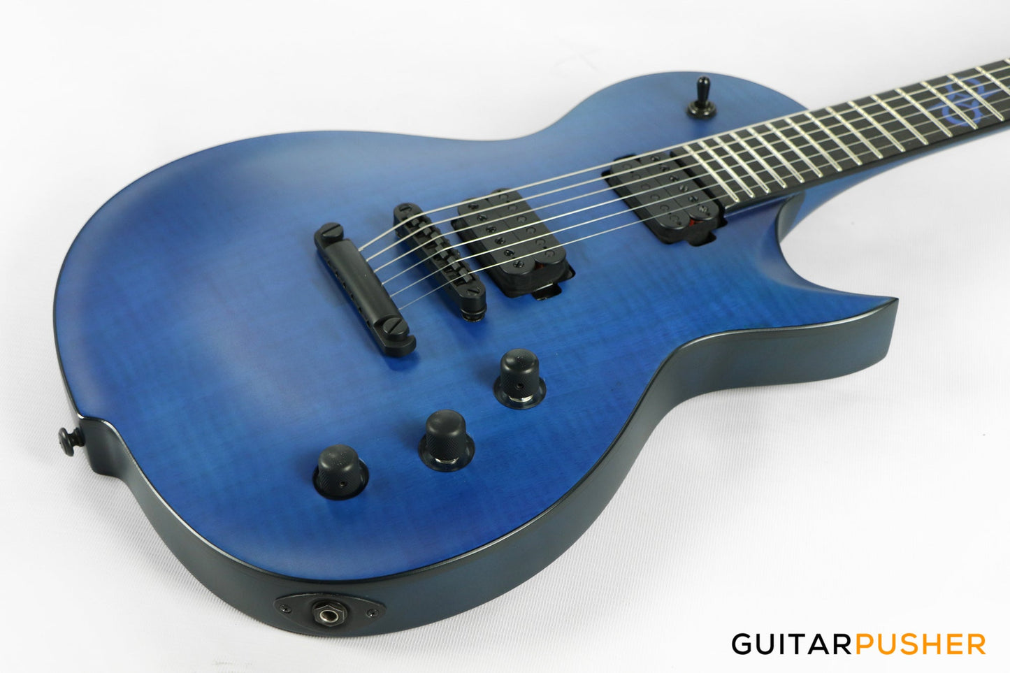 Solar Guitars GC 2.6C Flame Blue Matte Singlecut Electric Guitar