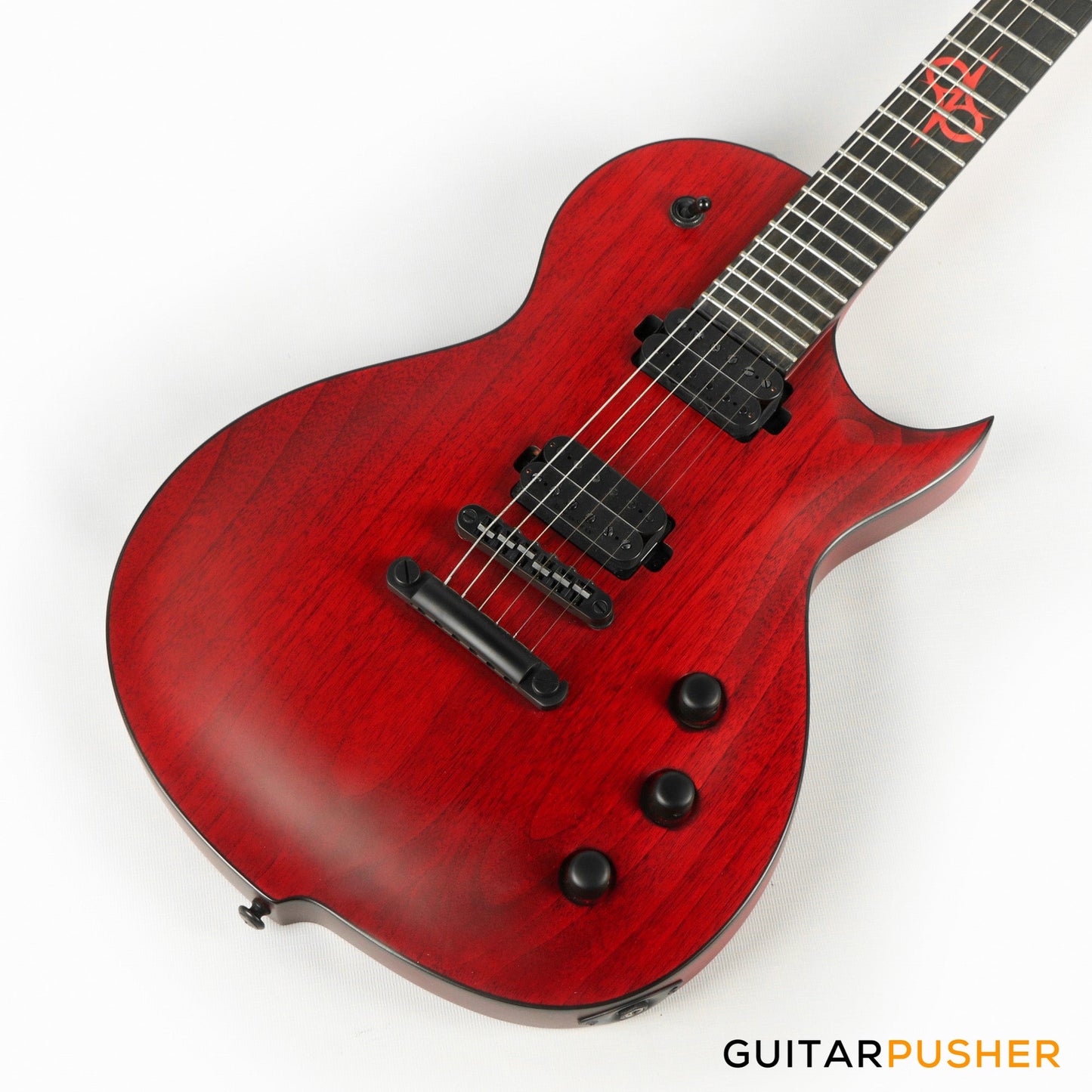 Solar Guitars GC 2.6 Singlecut Electric Guitar - Transblood Red Matte