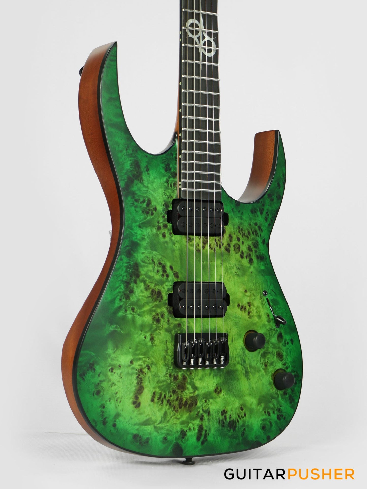 Solar Guitars S1.6 HLB Matte Electric Guitar - Lime Burst