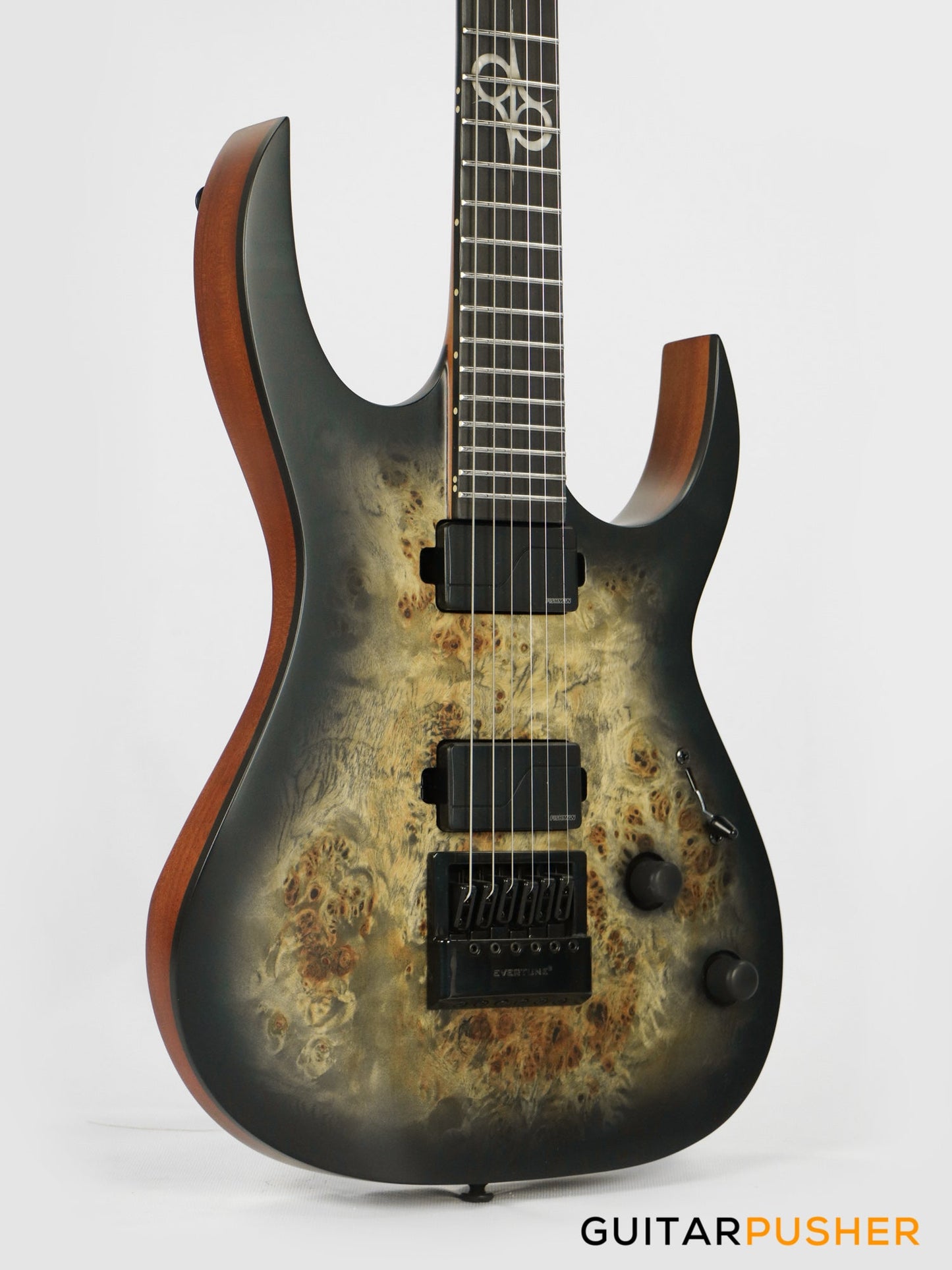 Solar Guitars S1.6PB Electric Guitar w/ Evertune Bridge - Poplar Burl