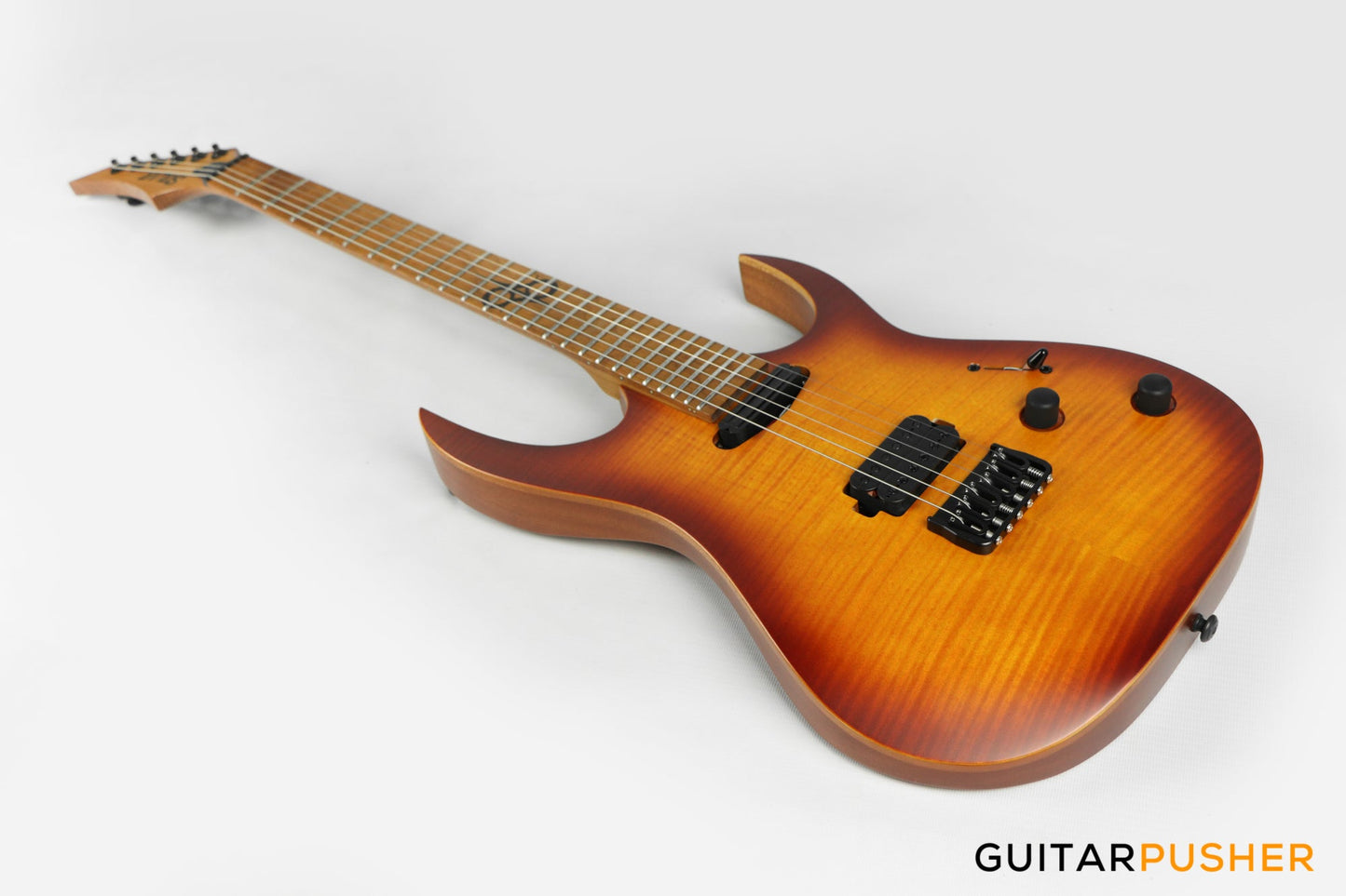 Solar Guitars SB1.6HFSB Flame Solar Burst Matte Electric Guitar