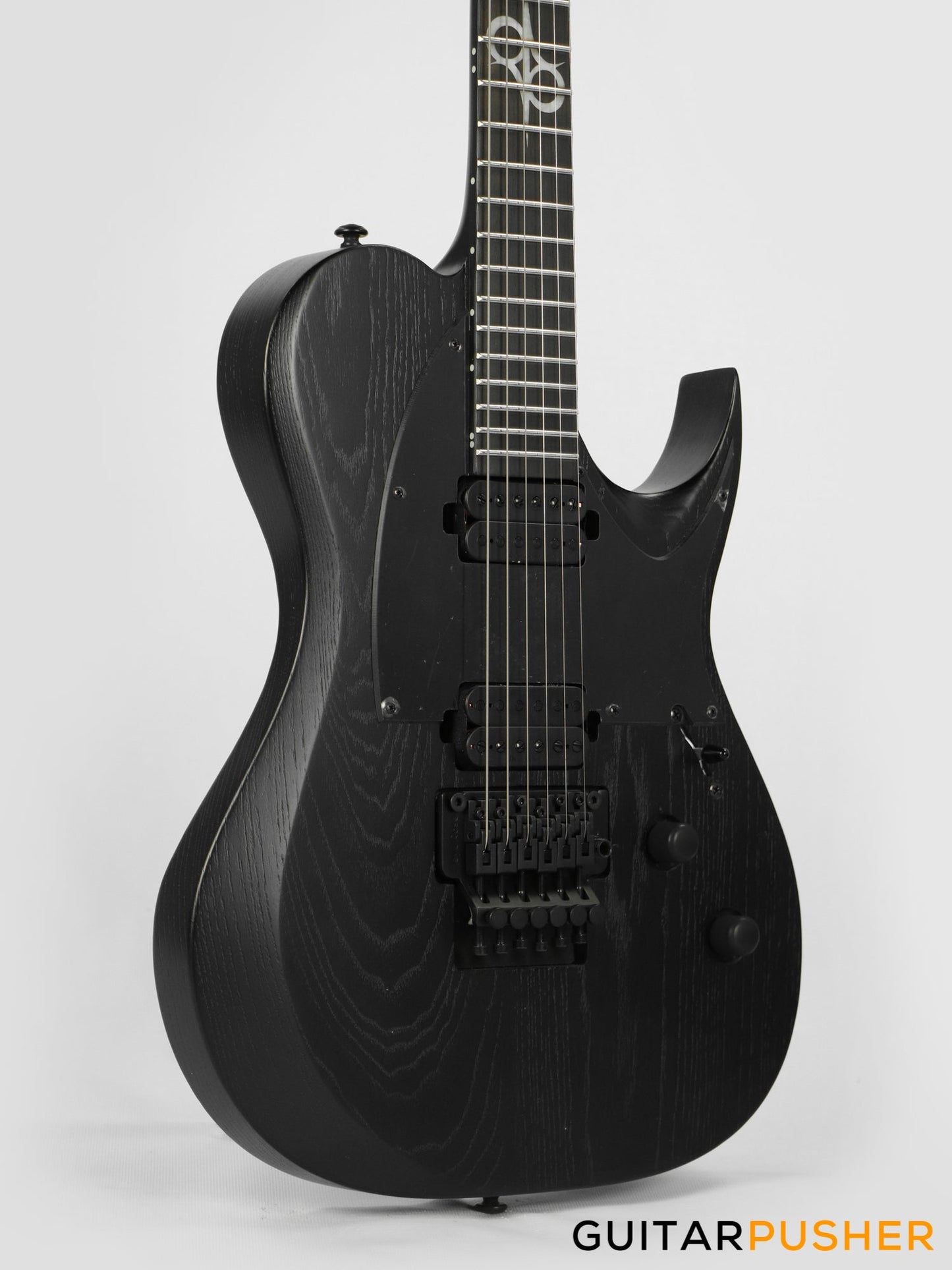 Solar Guitars T1.6FRBOP Black Open Pore Matte Electric Guitar w/ Floyd Rose 1000