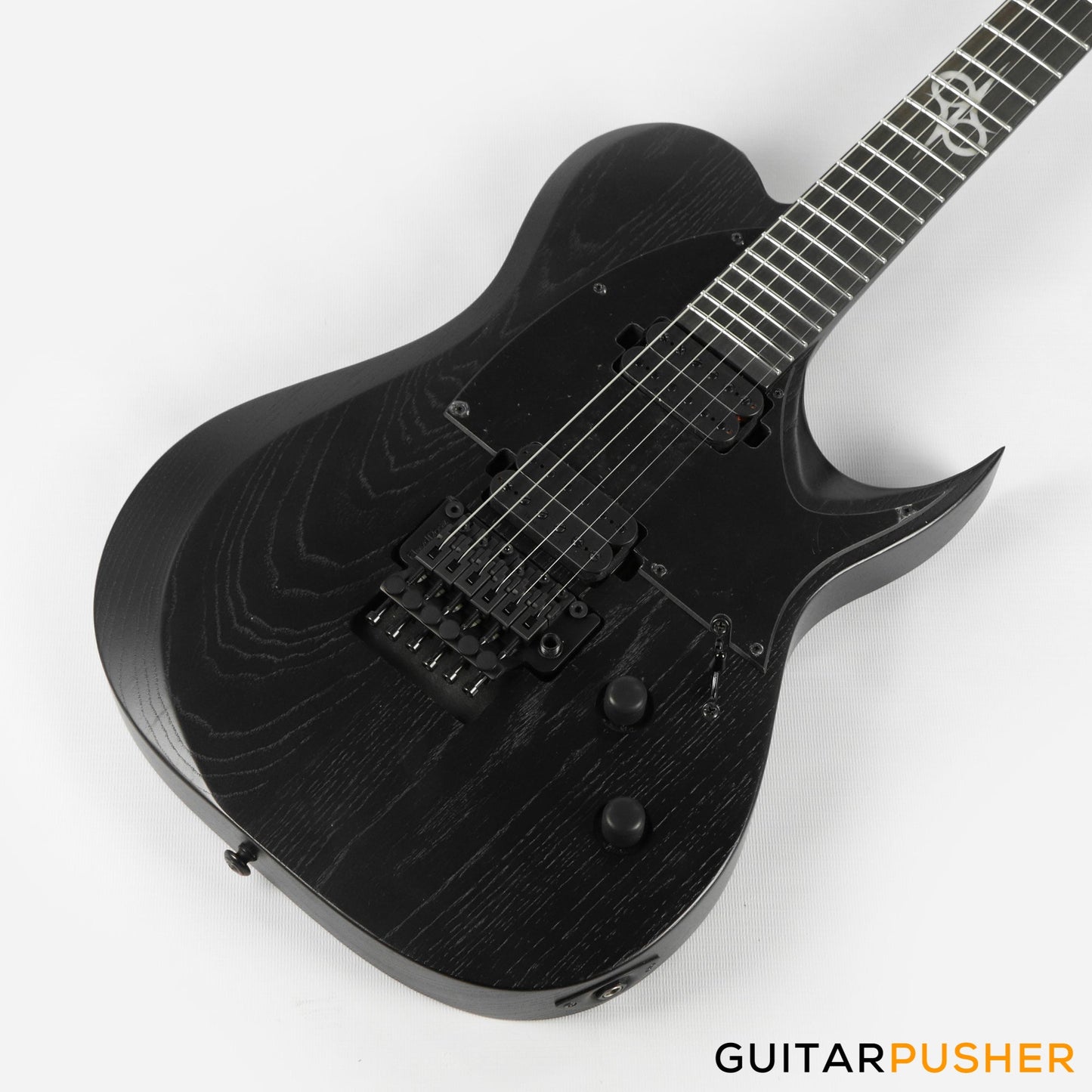Solar Guitars T1.6FRBOP Black Open Pore Matte Electric Guitar w/ Floyd Rose 1000