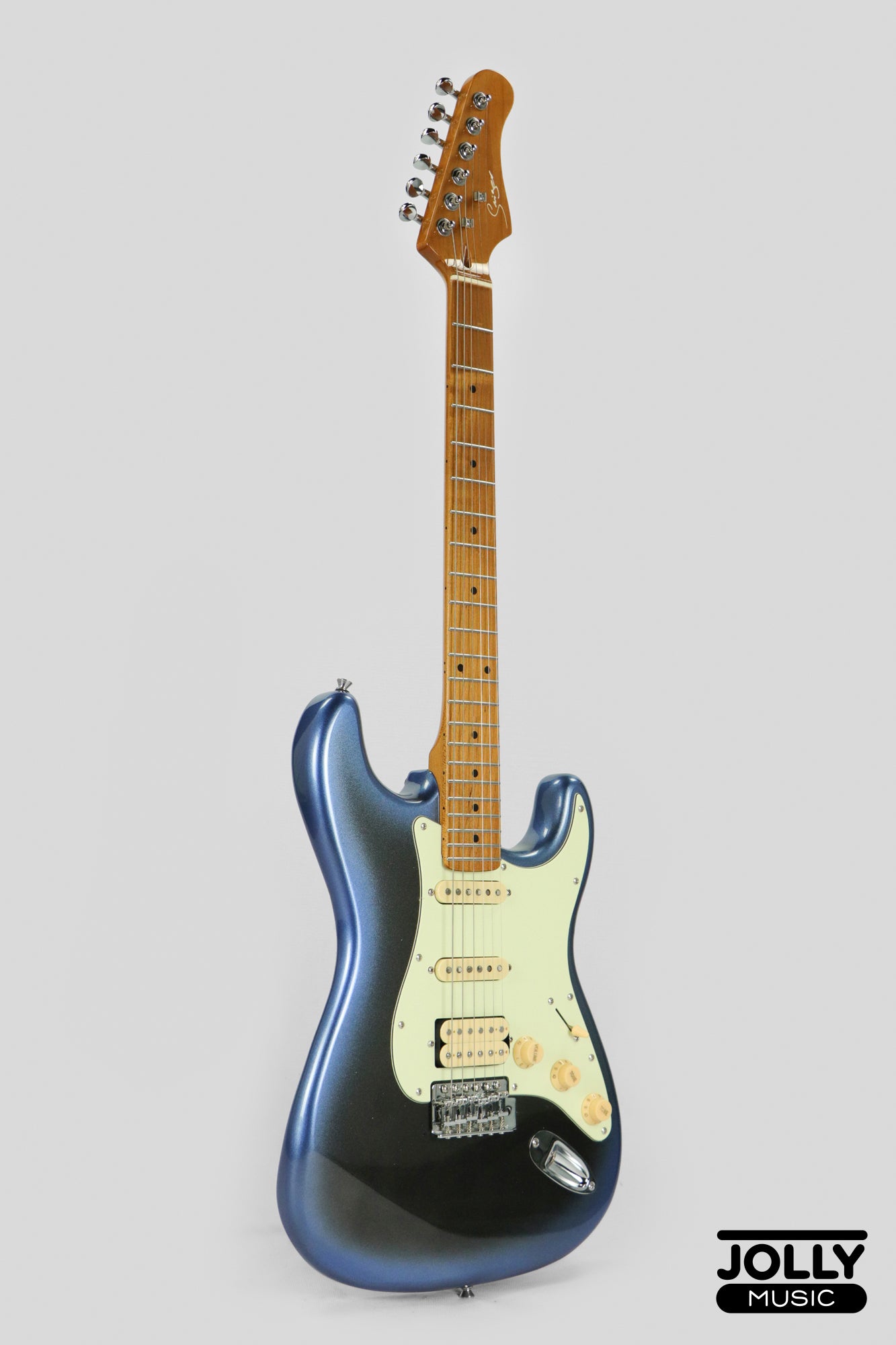 Smiger LG-2 PRO Stratocaster Electric Guitar High Grade - Dark Blue Burst