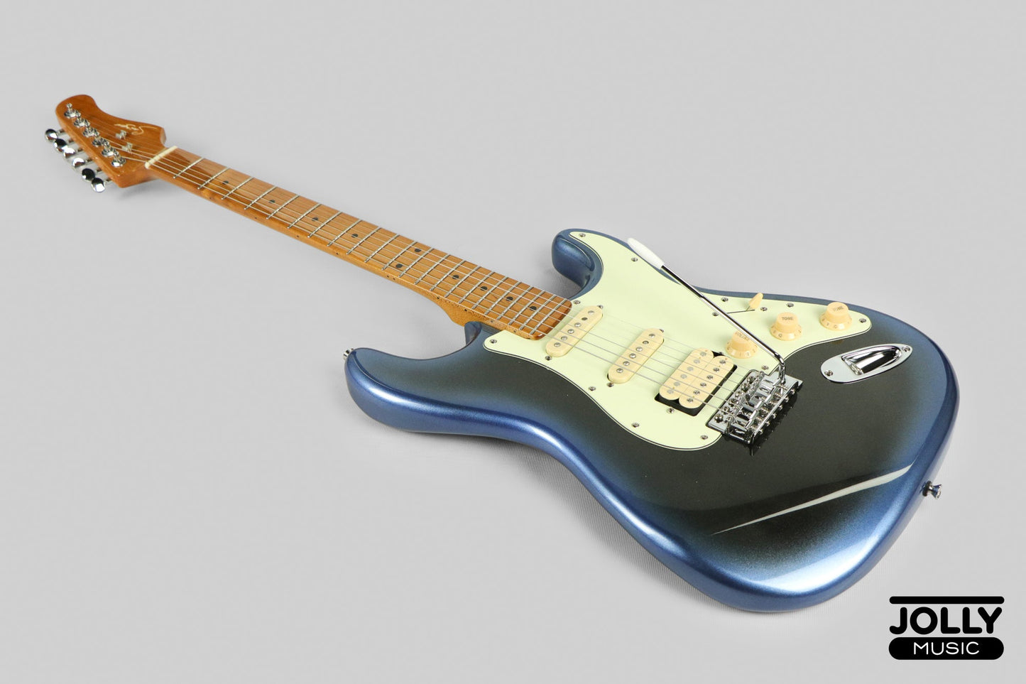 Smiger LG-2 PRO Stratocaster Electric Guitar High Grade - Dark Blue Burst