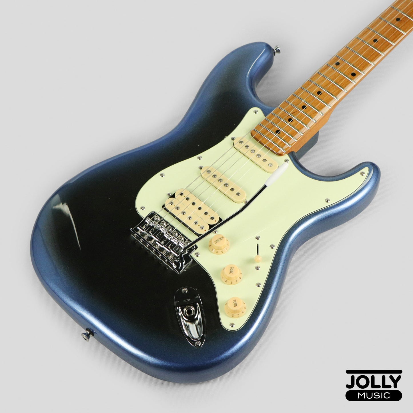 Smiger LG-2 PRO Stratocaster Electric Guitar High Grade - Dark Blue Burst