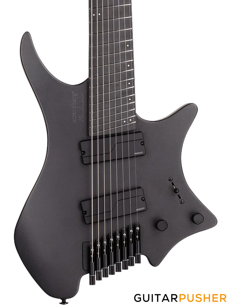 Strandberg Boden Metal NX8 Fanned Fret - Black Granite