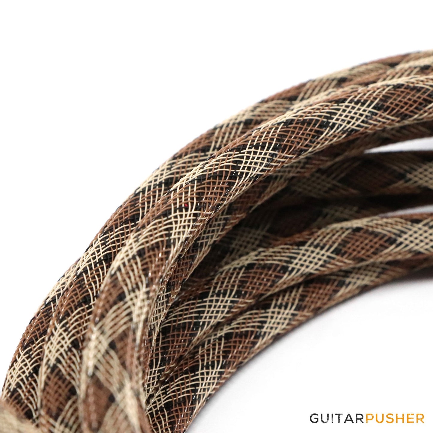 Rattlesnake Standard Instrument Cable - Straight to R/A Nickel Plugs - GuitarPusher