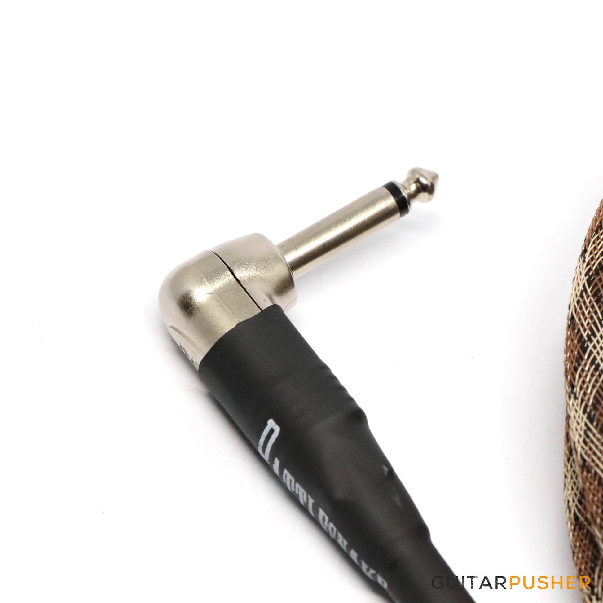 Rattlesnake Standard Instrument Cable - Straight to R/A Nickel Plugs - GuitarPusher