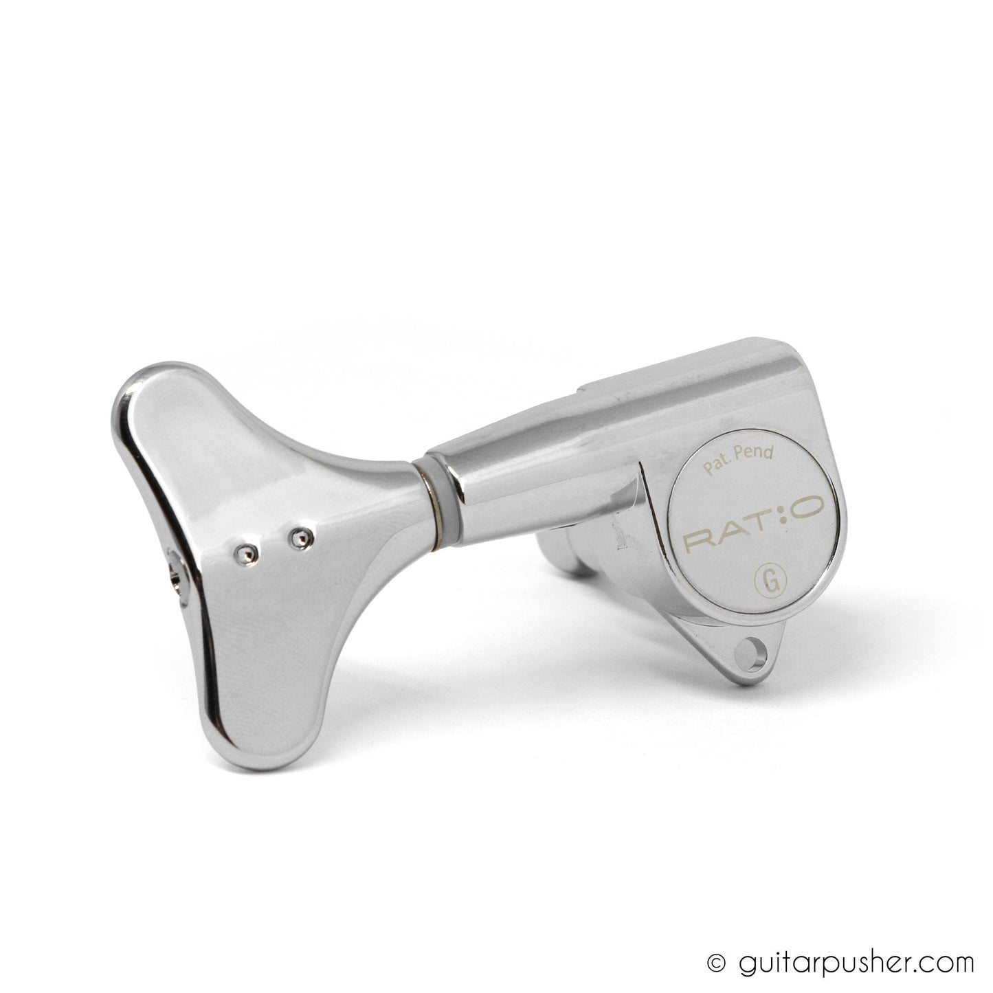 Graphtech Single Ratio Tuner for Bass Modern Style Machine Head - Chrome - GuitarPusher