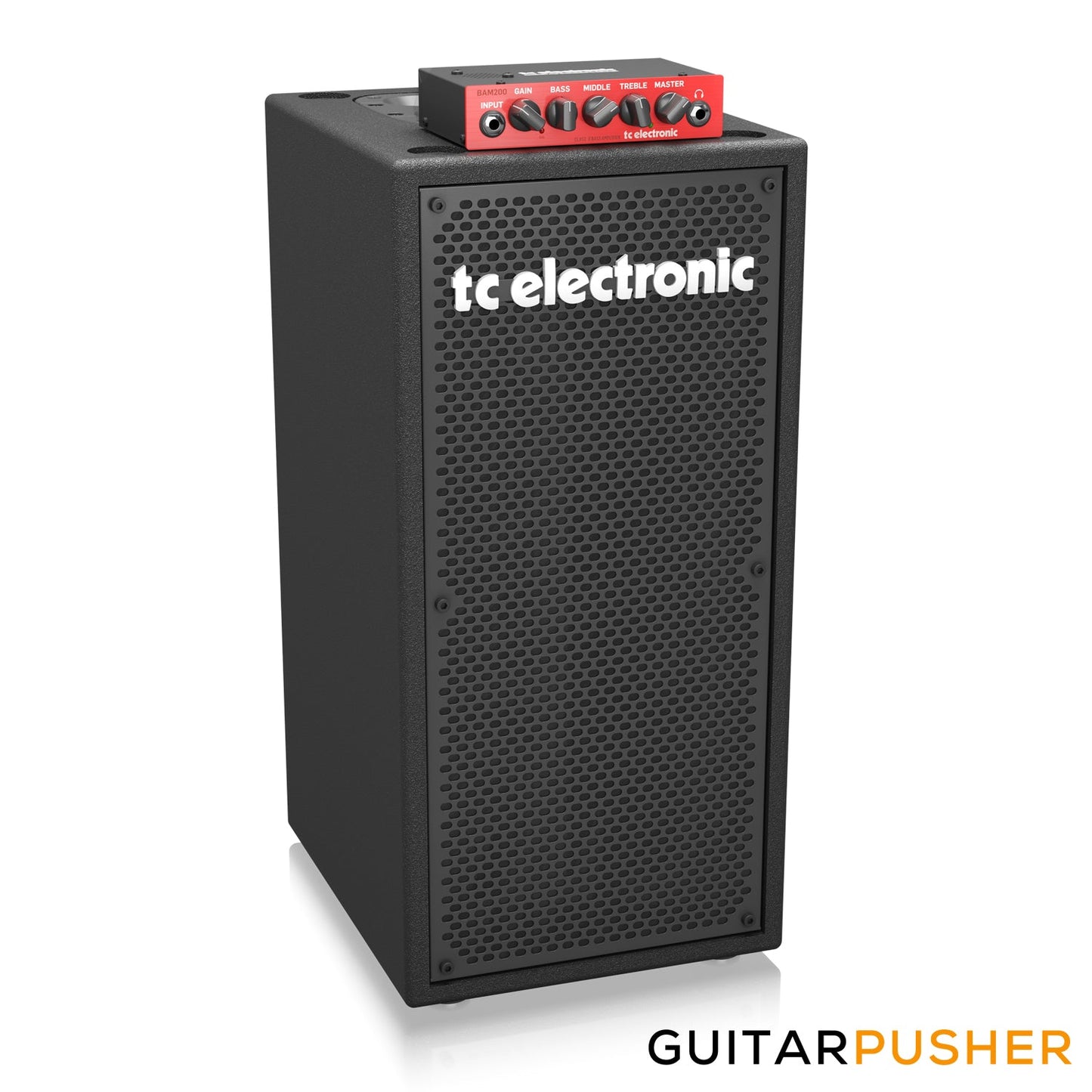 TC Electronic BC208 Vertical 200-Watt 2 x 8" Portable Bass Cabinet w/ Superior Tone