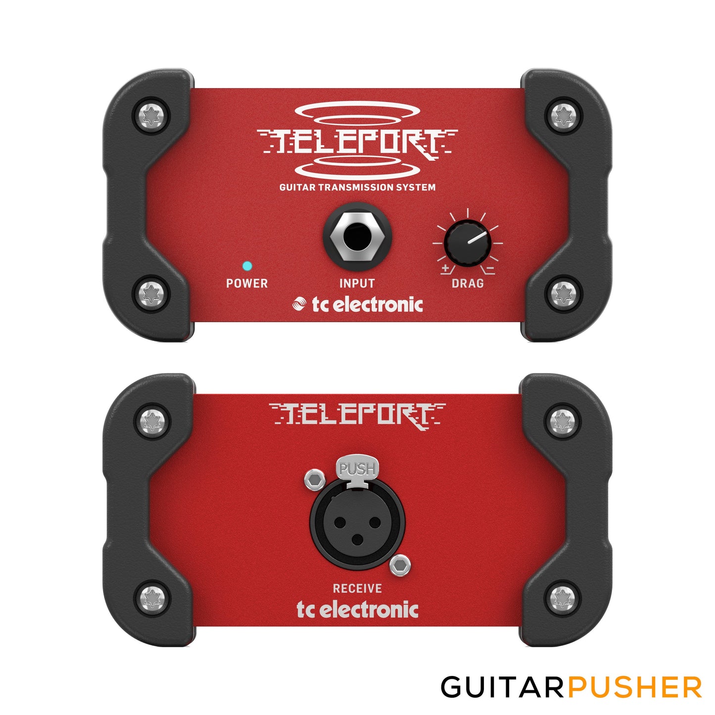 TC Electronic BUNDLE Teleport GLT + GLR High-Performance Active Guitar Signal TRANSMITTER + RECEIVER for Long Cable Run