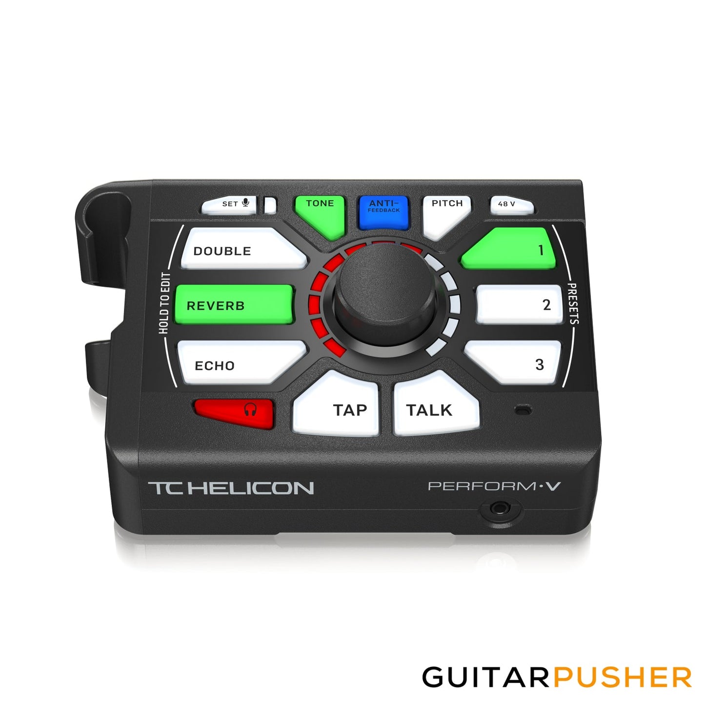 TC Helicon Perform-V Ultimate Mic Stand-Mount Vocal Processor for Quick & Easy Studio-Quality Sound w/ Expandable Effects