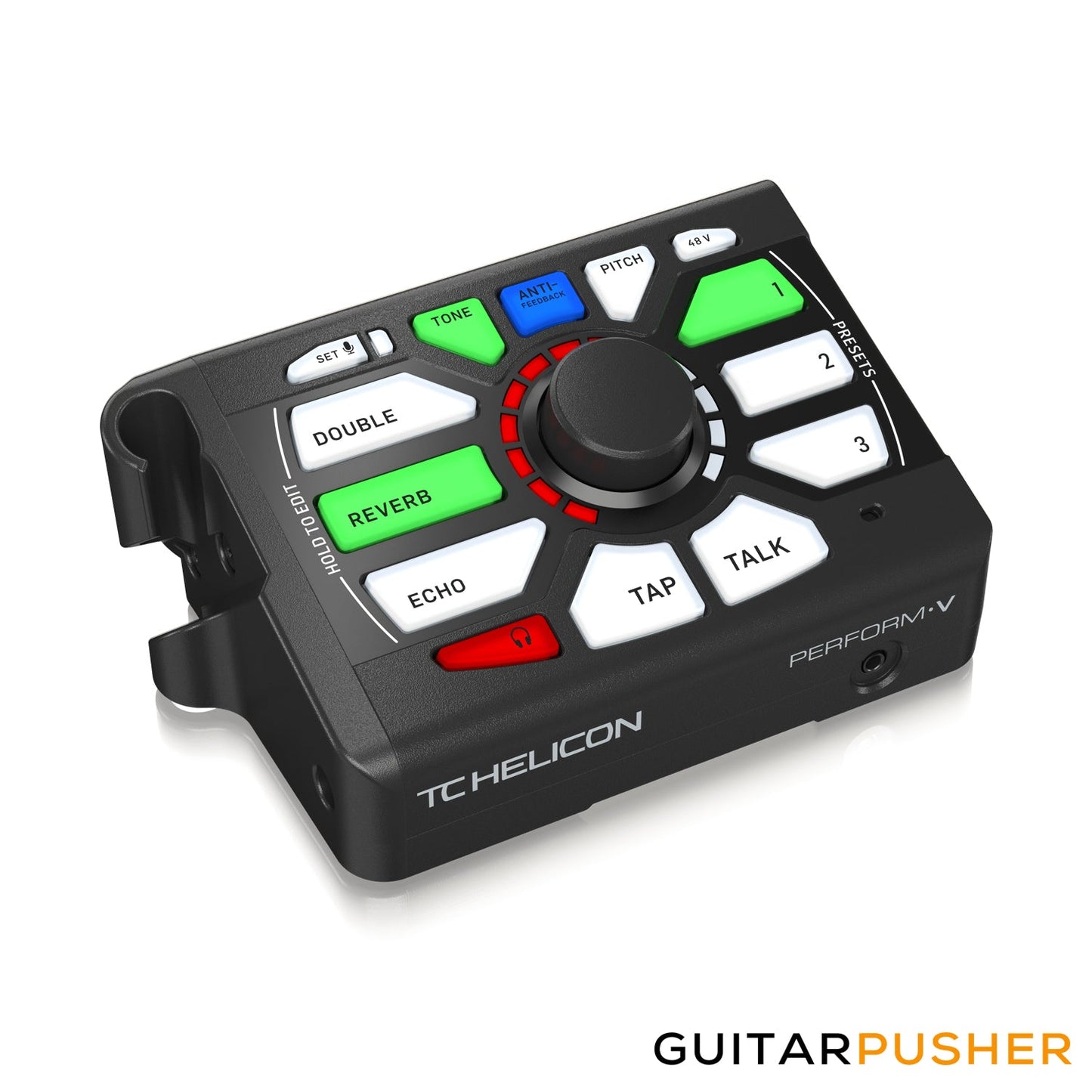 TC Helicon Perform-V Ultimate Mic Stand-Mount Vocal Processor for Quick & Easy Studio-Quality Sound w/ Expandable Effects