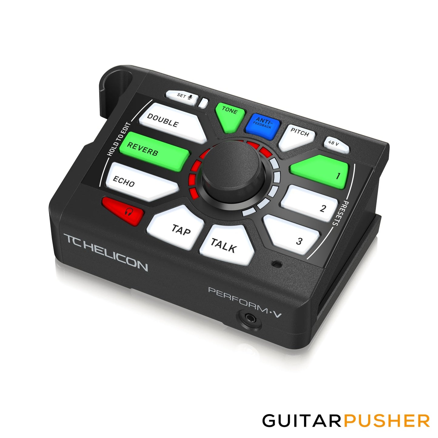 TC Helicon Perform-V Ultimate Mic Stand-Mount Vocal Processor for Quick & Easy Studio-Quality Sound w/ Expandable Effects