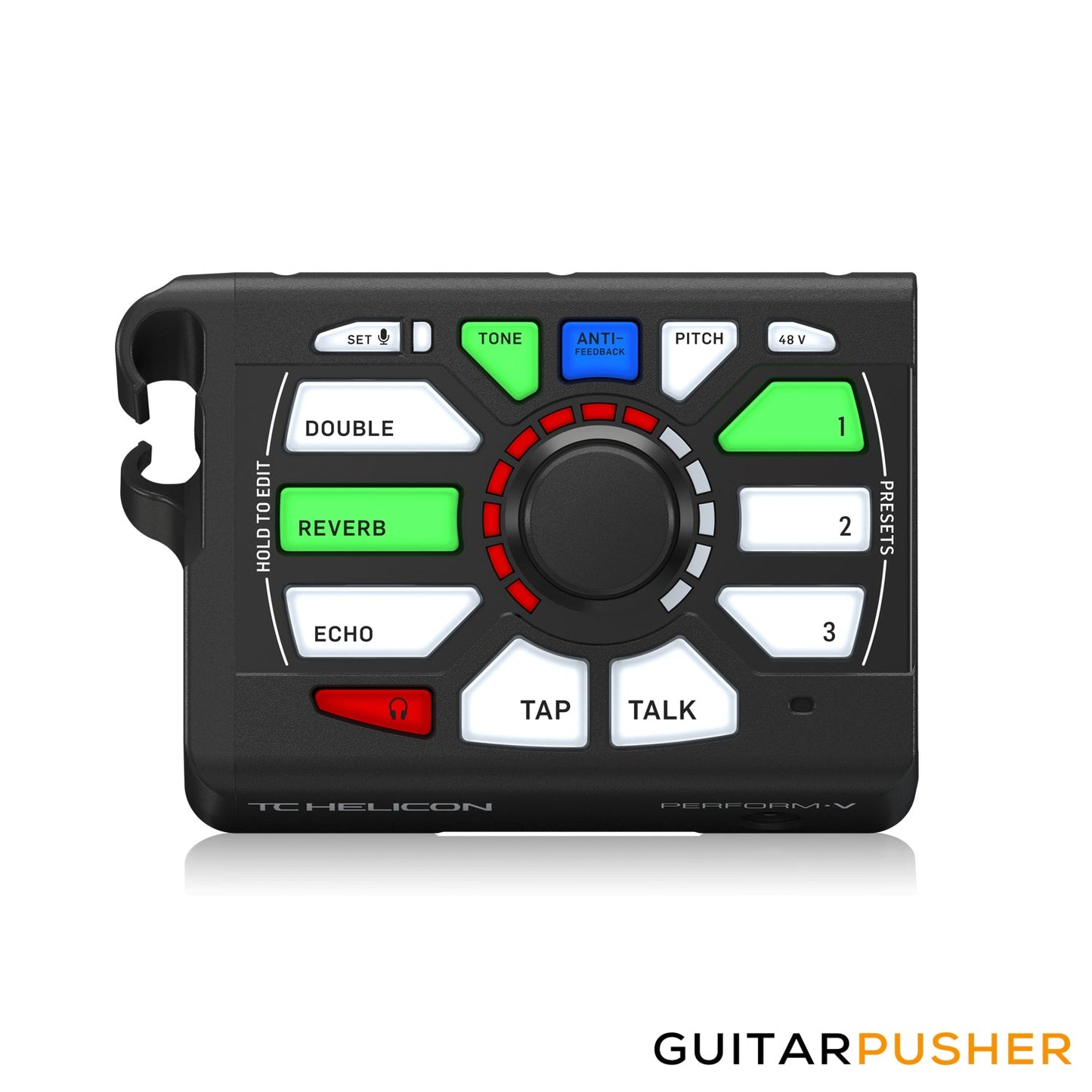 TC Helicon Perform-V Ultimate Mic Stand-Mount Vocal Processor for Quick & Easy Studio-Quality Sound w/ Expandable Effects