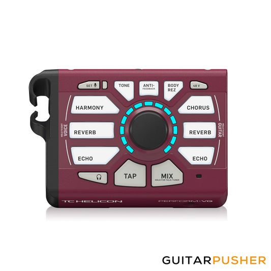 TC Helicon Perform-VG Ultra-Simple Mic-Stand-Mount Vocal & Acoustic Guitar Processor for Solo & Duo Performers