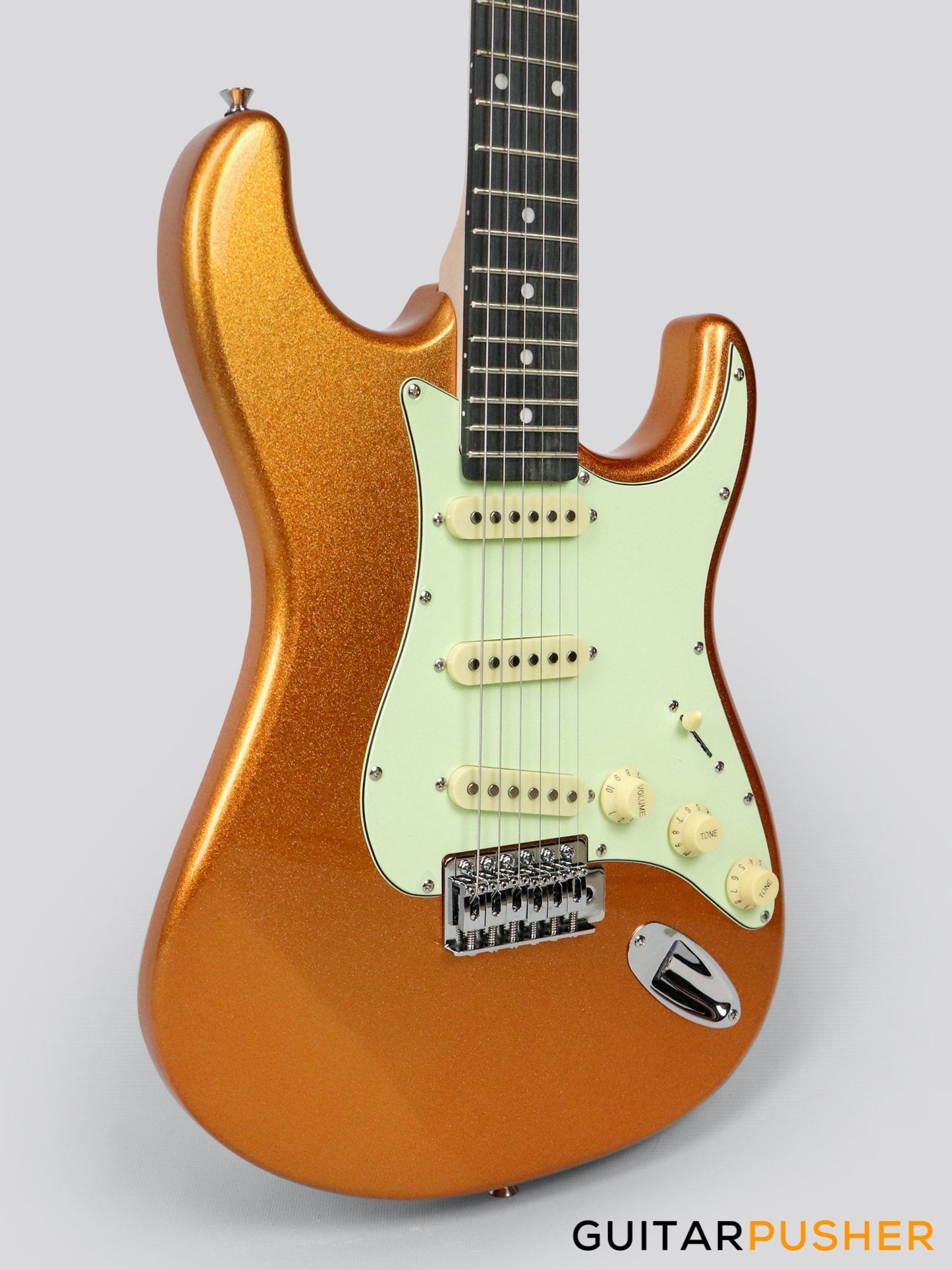 Tagima TG-500 S-Style Woodstock Series - Metallic Gold Yellow