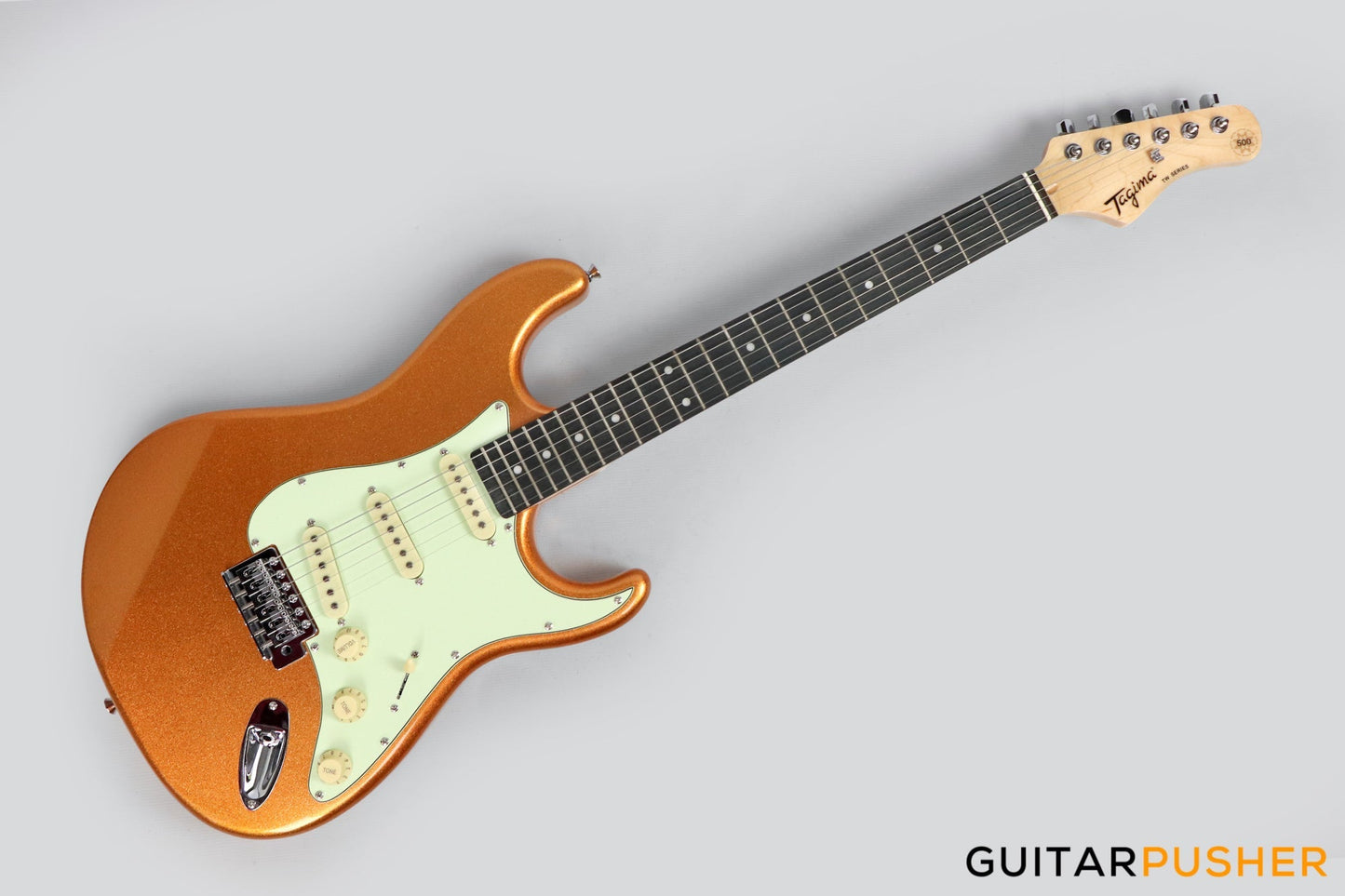 Tagima TG-500 S-Style Woodstock Series - Metallic Gold Yellow