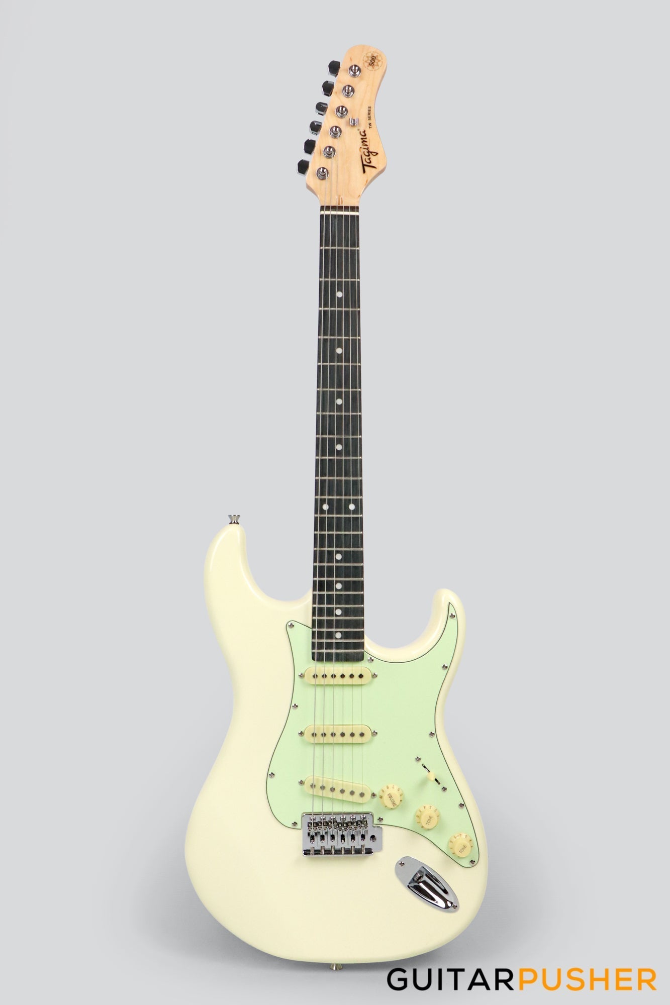 Tagima TG-500 S-Style Woodstock Series - Olympic White