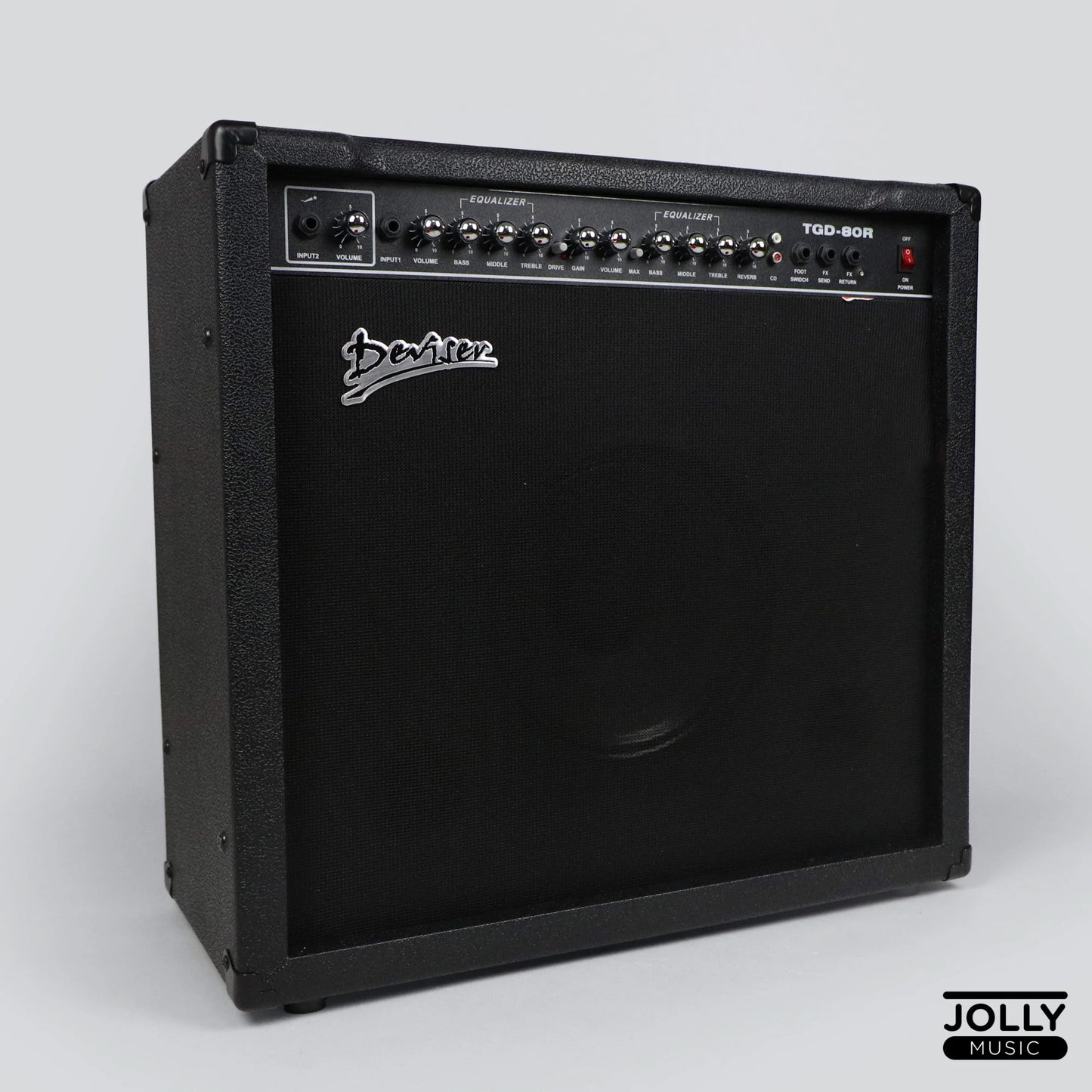 Deviser TG-80 Electric Guitar 80-watts Stage Amplifier with FX Loop, Reverb and Extension Speaker