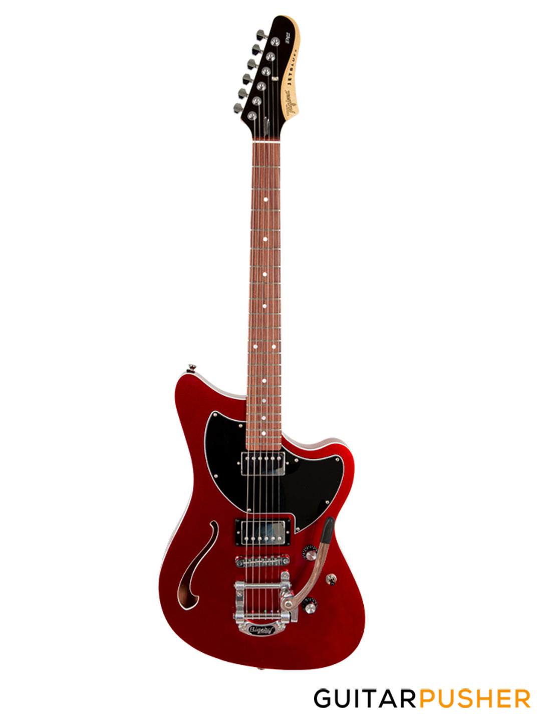 Tagima Explorer Tagima Brazil Series Jet Blues Deluxe, Semi-Hollow Electric Guitar (Me ...