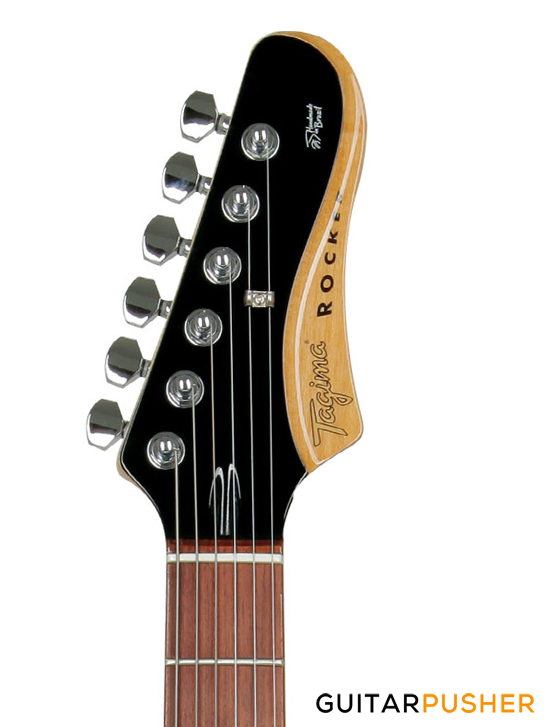 Tagima Explorer Tagima Brazil Series Rocker Offset Electric Guitar (Black) Rosewood Fi ...