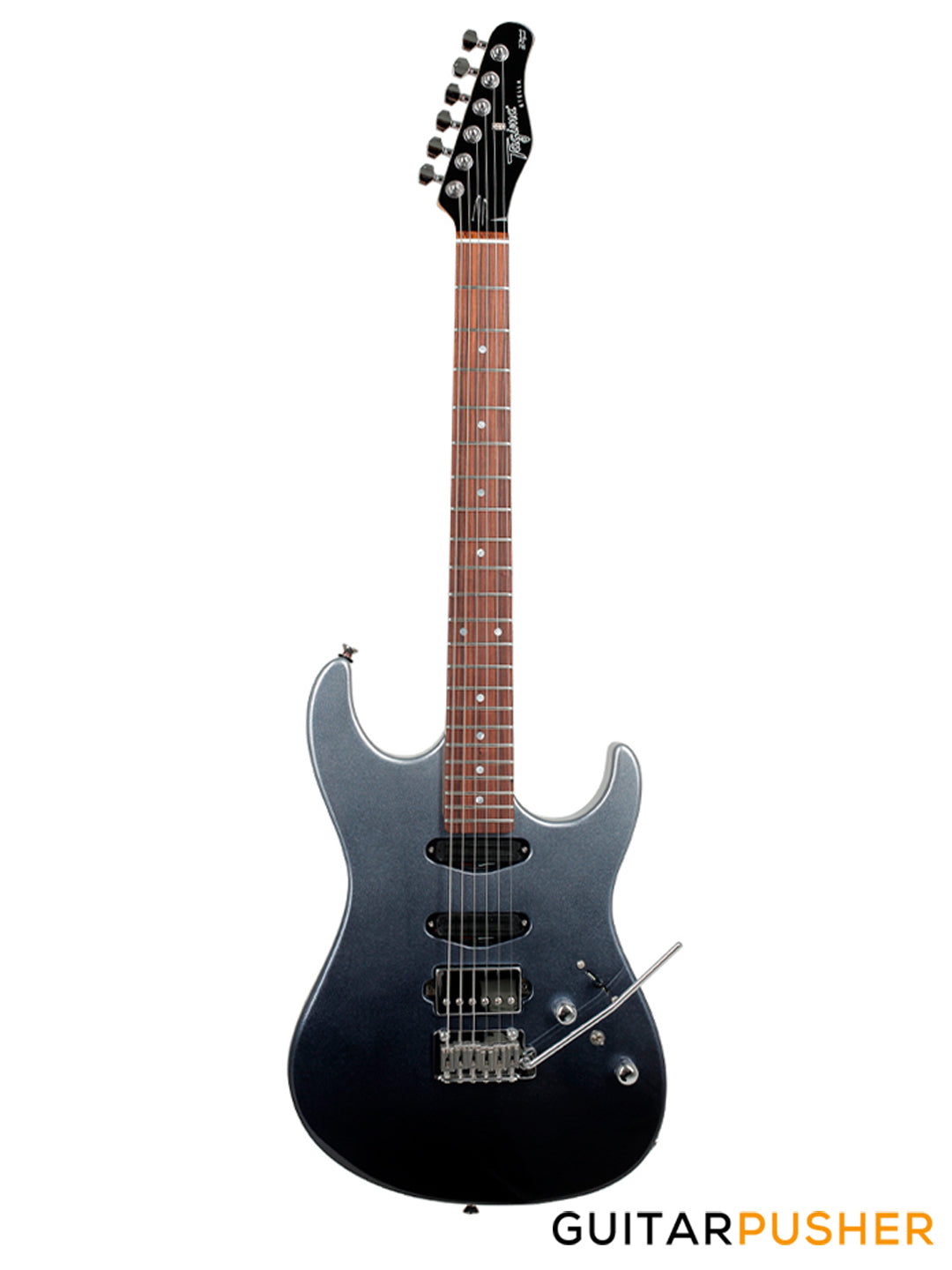 Tagima Brazil Series Stella H3 HSS S Style Electric Guitar (Fade Metallic Grey) Rosewood Fingerboard