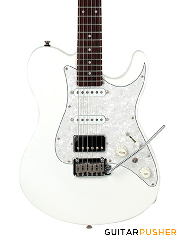 Tagima Brazil Series T-930 HSS T-Style (White) Rosewood Fingerboard/Pearl White Pickguard
