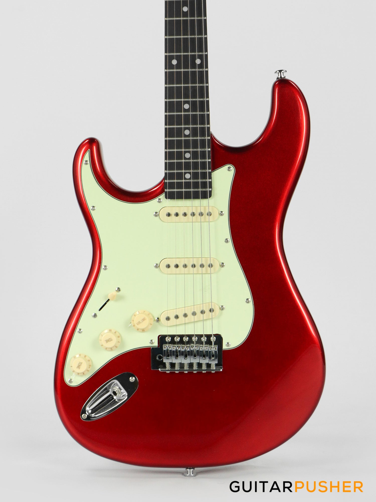 Tagima TG-500 S-Style Woodstock Series LEFT HAND - Candy Apple Red ...