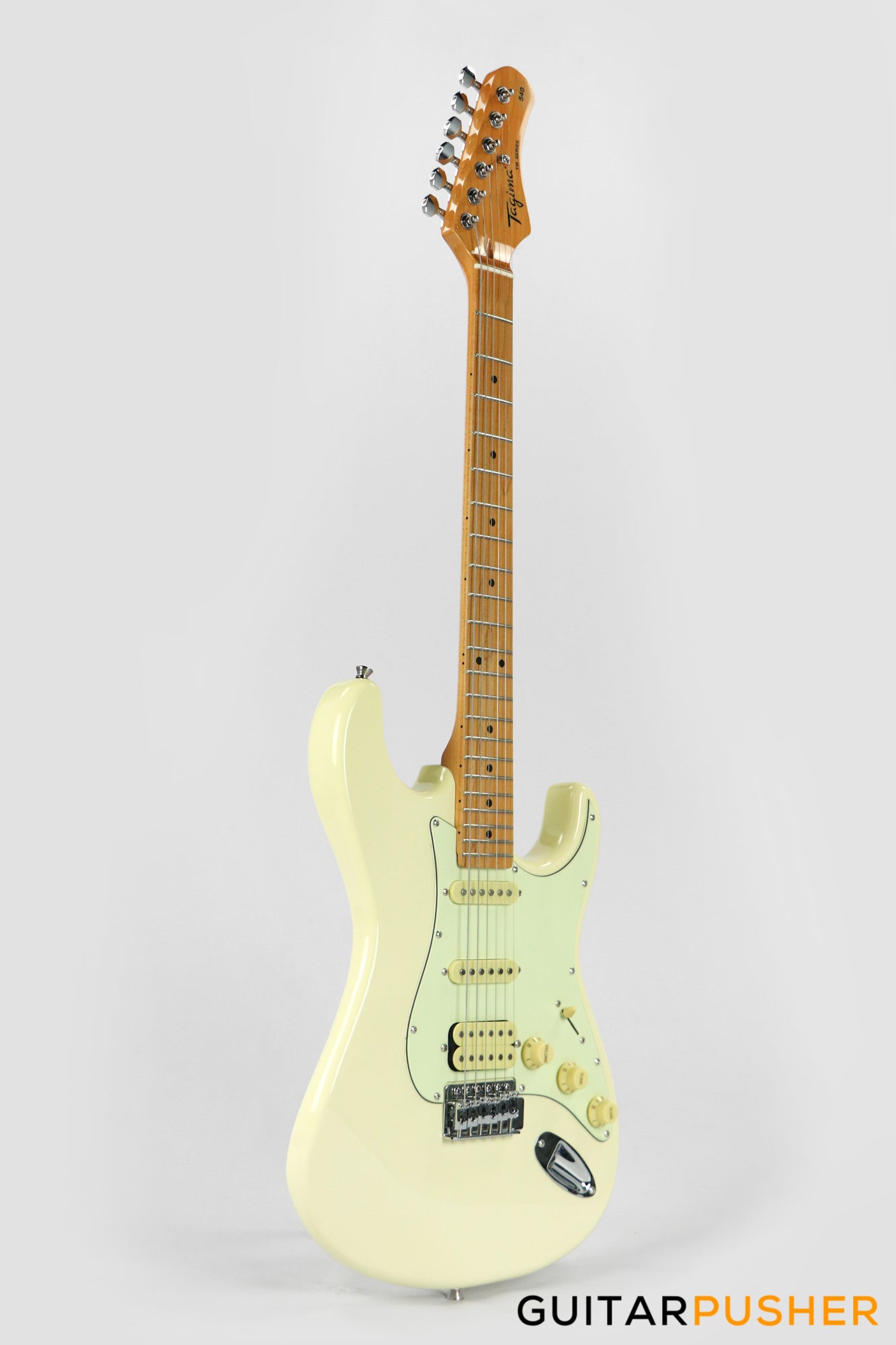 Tagima TG-540 HSS Stratocaster Woodstock Series - Vintage White