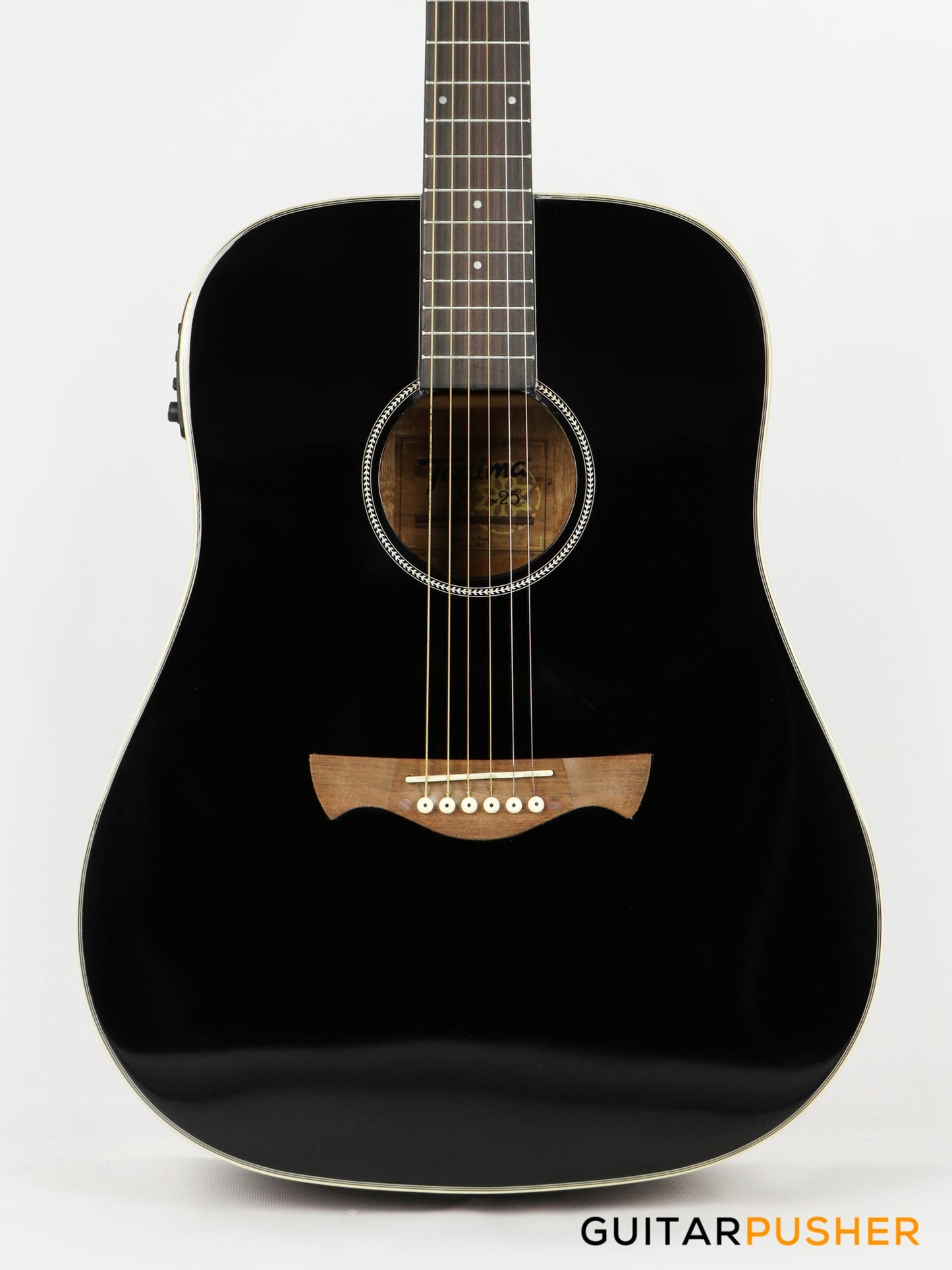 Tagima TW-25 EQ Dreadnought Acoustic-Electric Guitar - Black