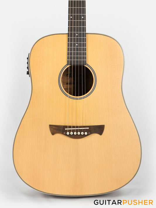 Tagima TW-25EQ Dreadnought Acoustic-Electric Guitar - Natural