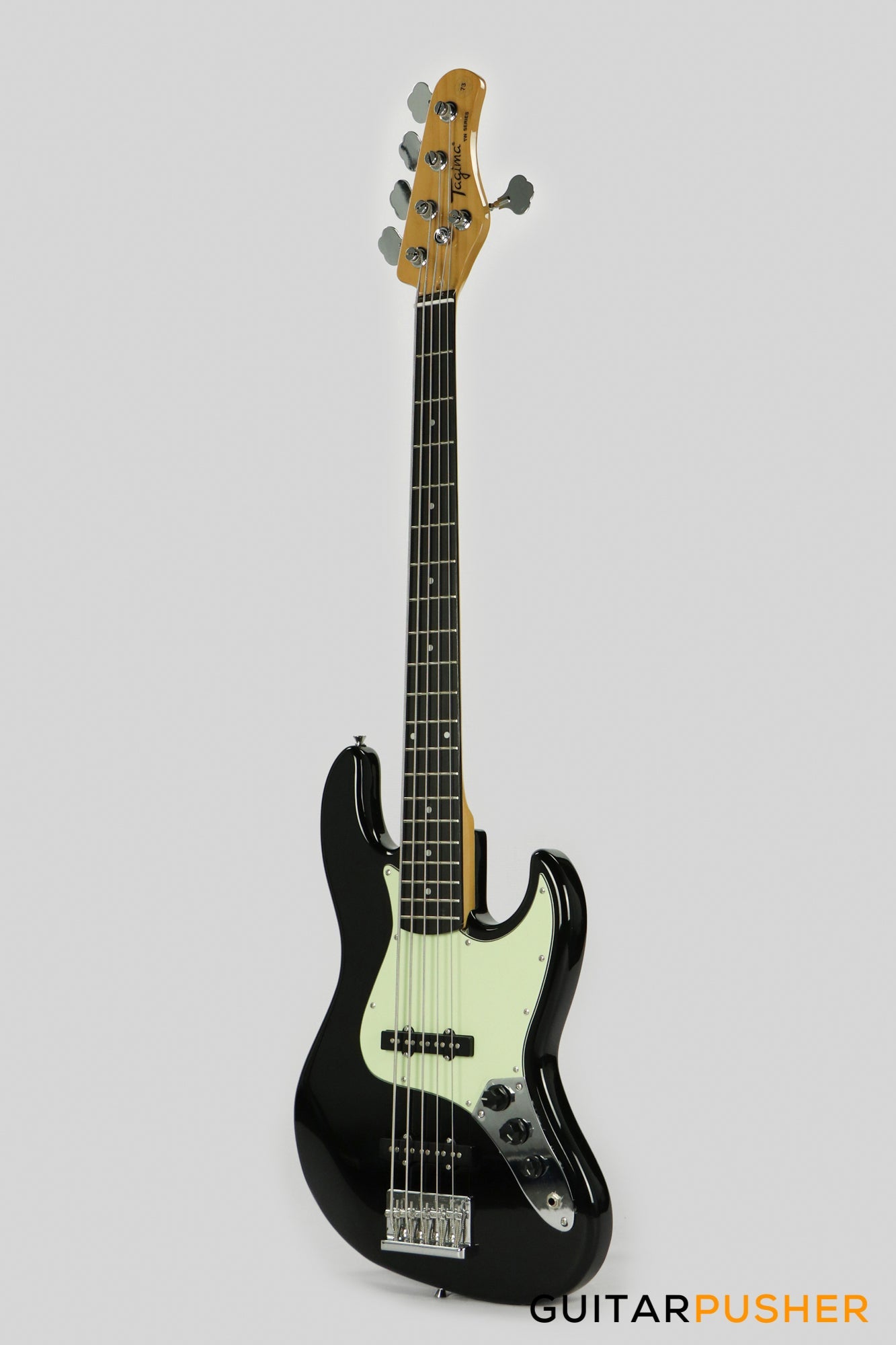 Tagima TW-73 '73 5-String JB Bass Black (Rosewood Fretboard/Mint Pickguard)