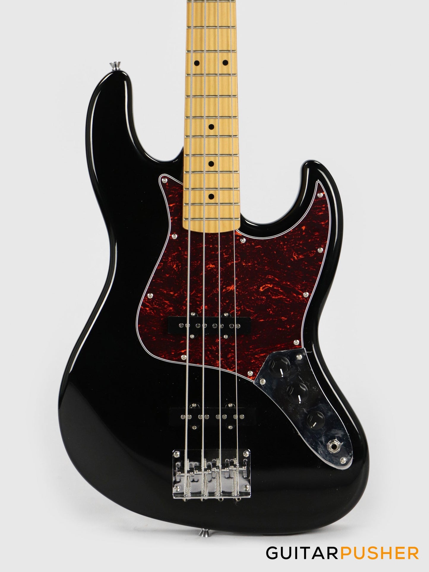 Tagima TW-73 '73 Jazz Bass Black (Maple/Tortoise)