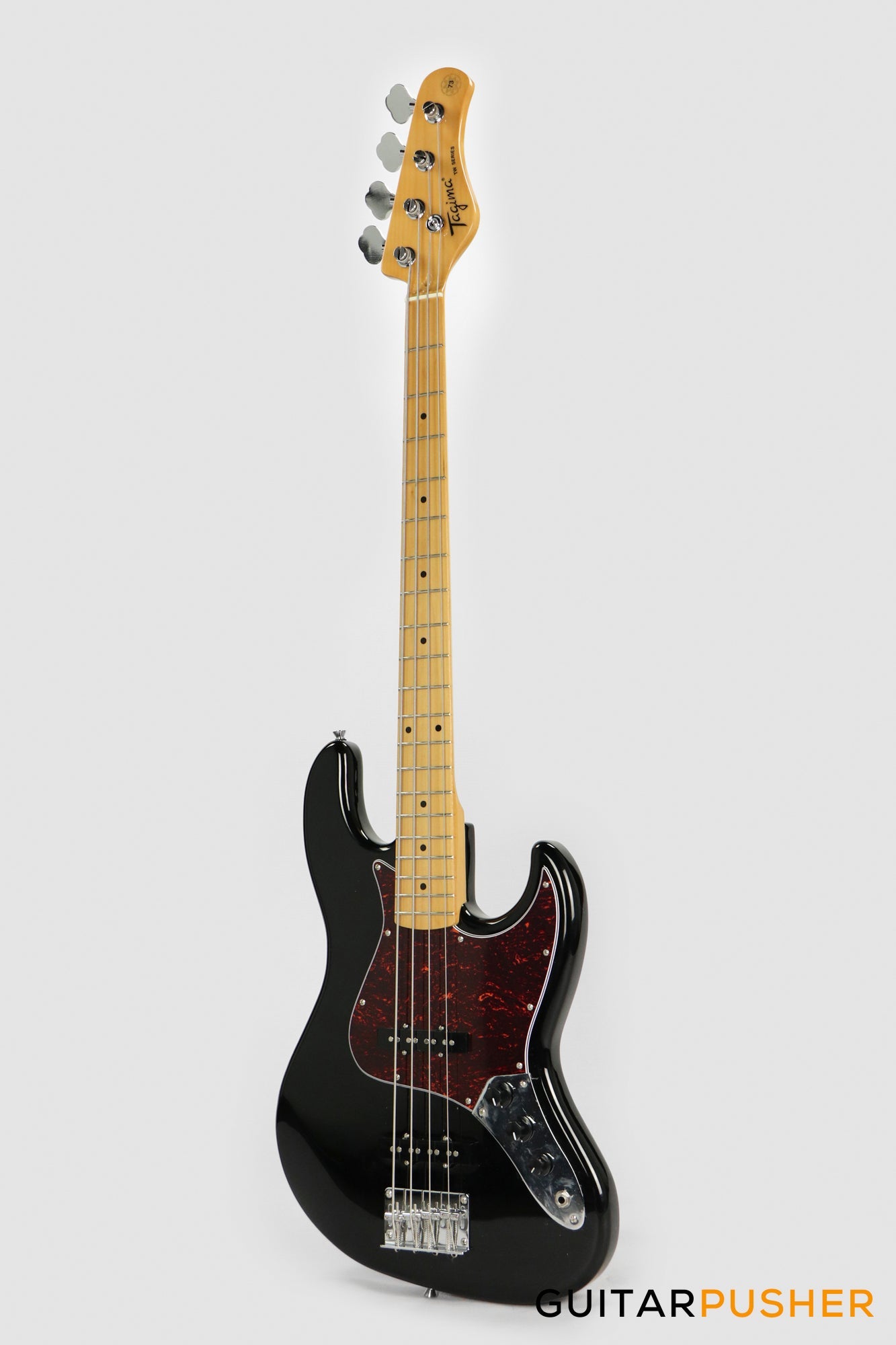 Tagima TW-73 '73 Jazz Bass Black (Maple/Tortoise)