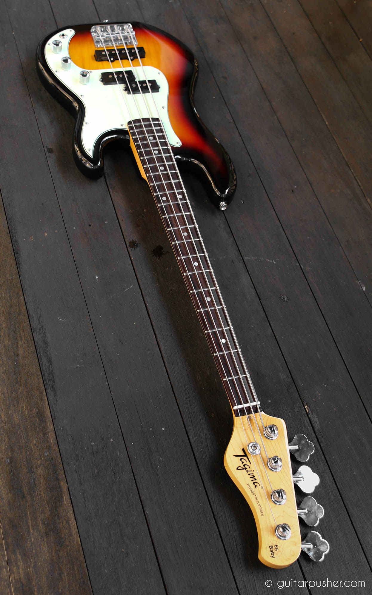 Tagima TW-65 Baby 30" Scale P+J Bass - Sunburst