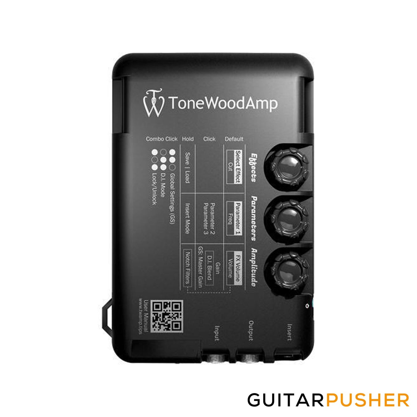 ToneWoodAmp Solo Attachable Acoustic Amplifier for Acoustic-Electric Guitars