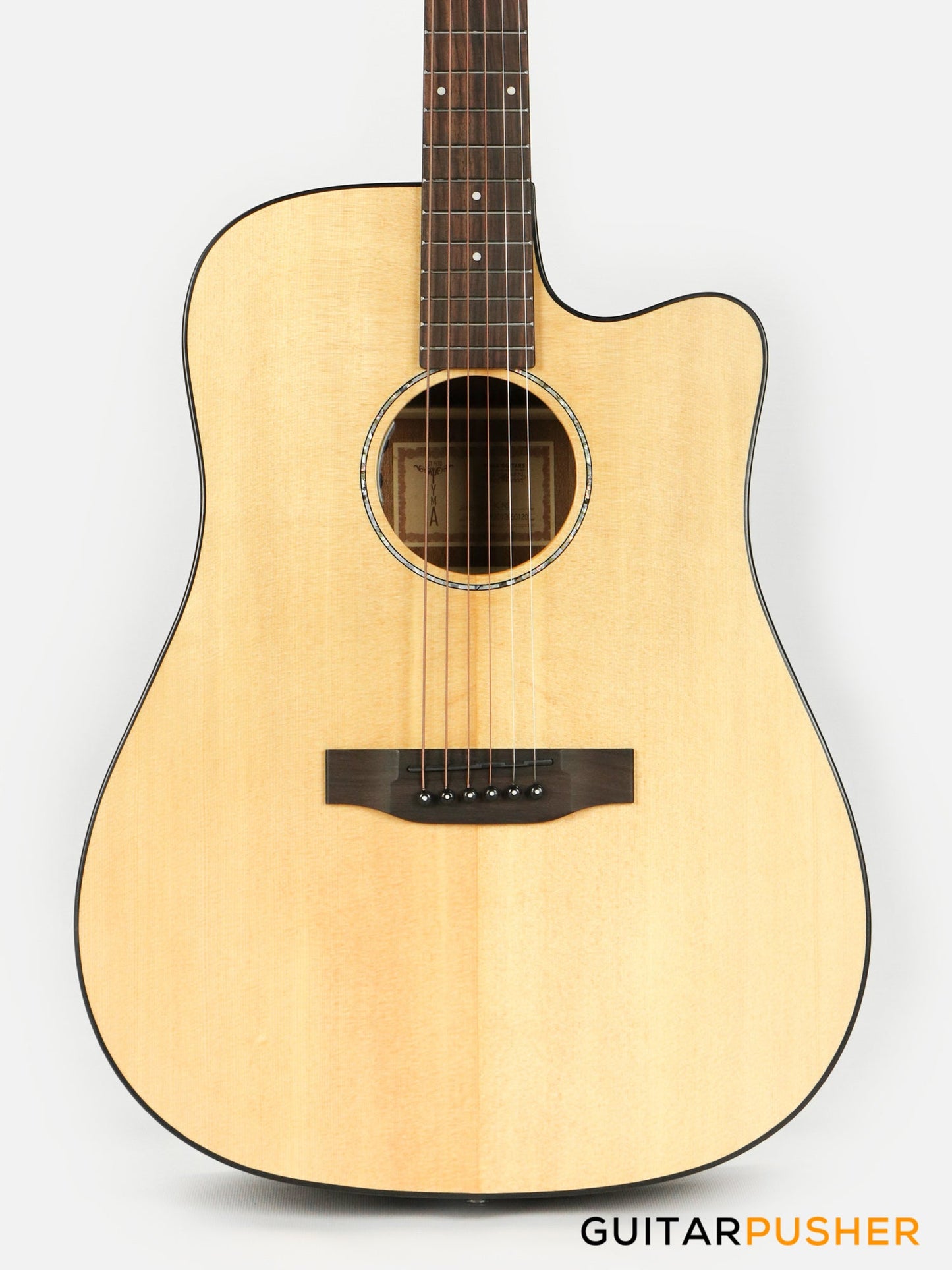 Tyma D-3C NSE (PG-50CE) Solid Top Dreadnought Acoustic-Electric Guitar with T-200 preamp