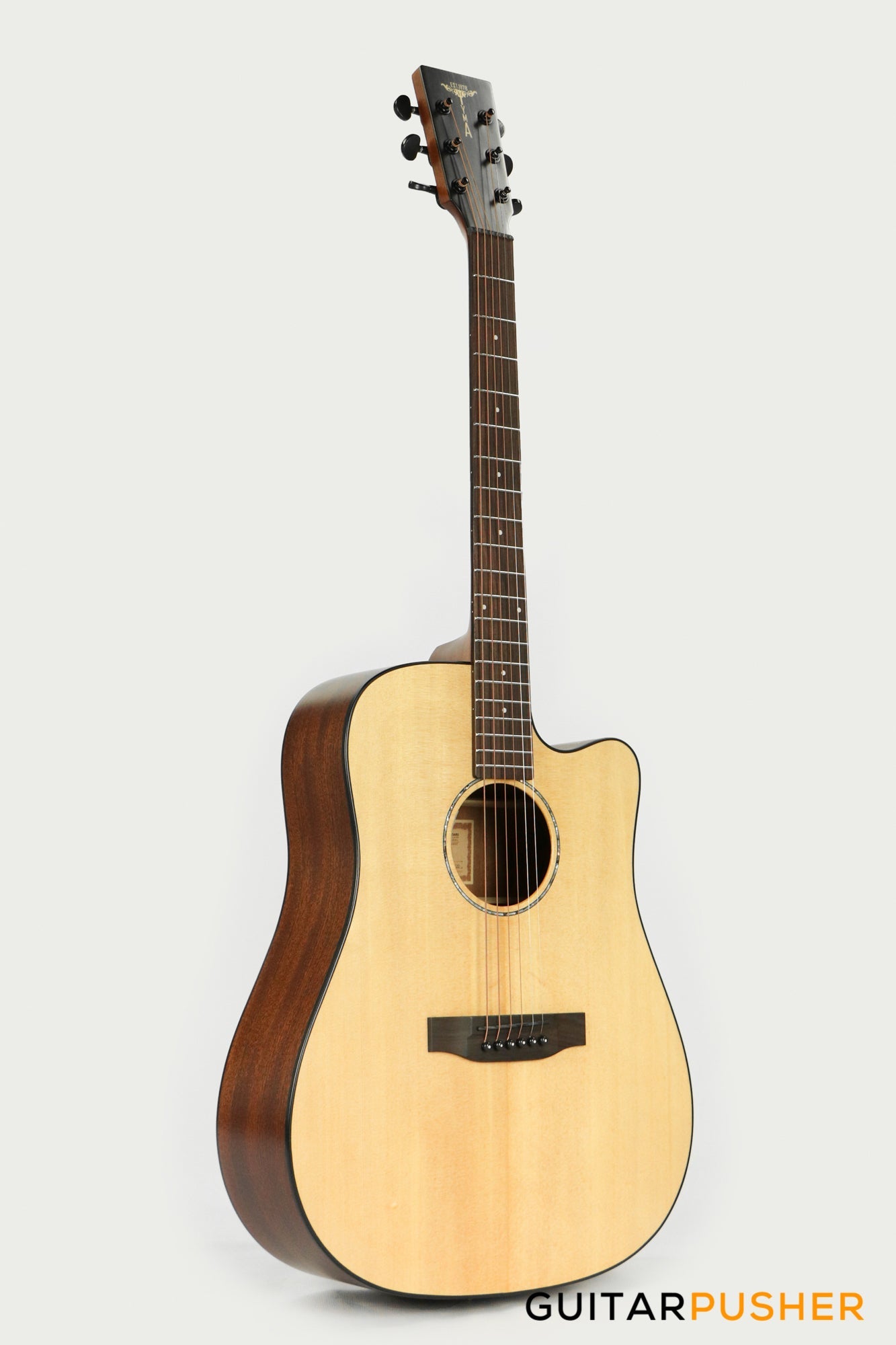 Tyma D-3C NSE (PG-50CE) Solid Top Dreadnought Acoustic-Electric Guitar with T-200 preamp