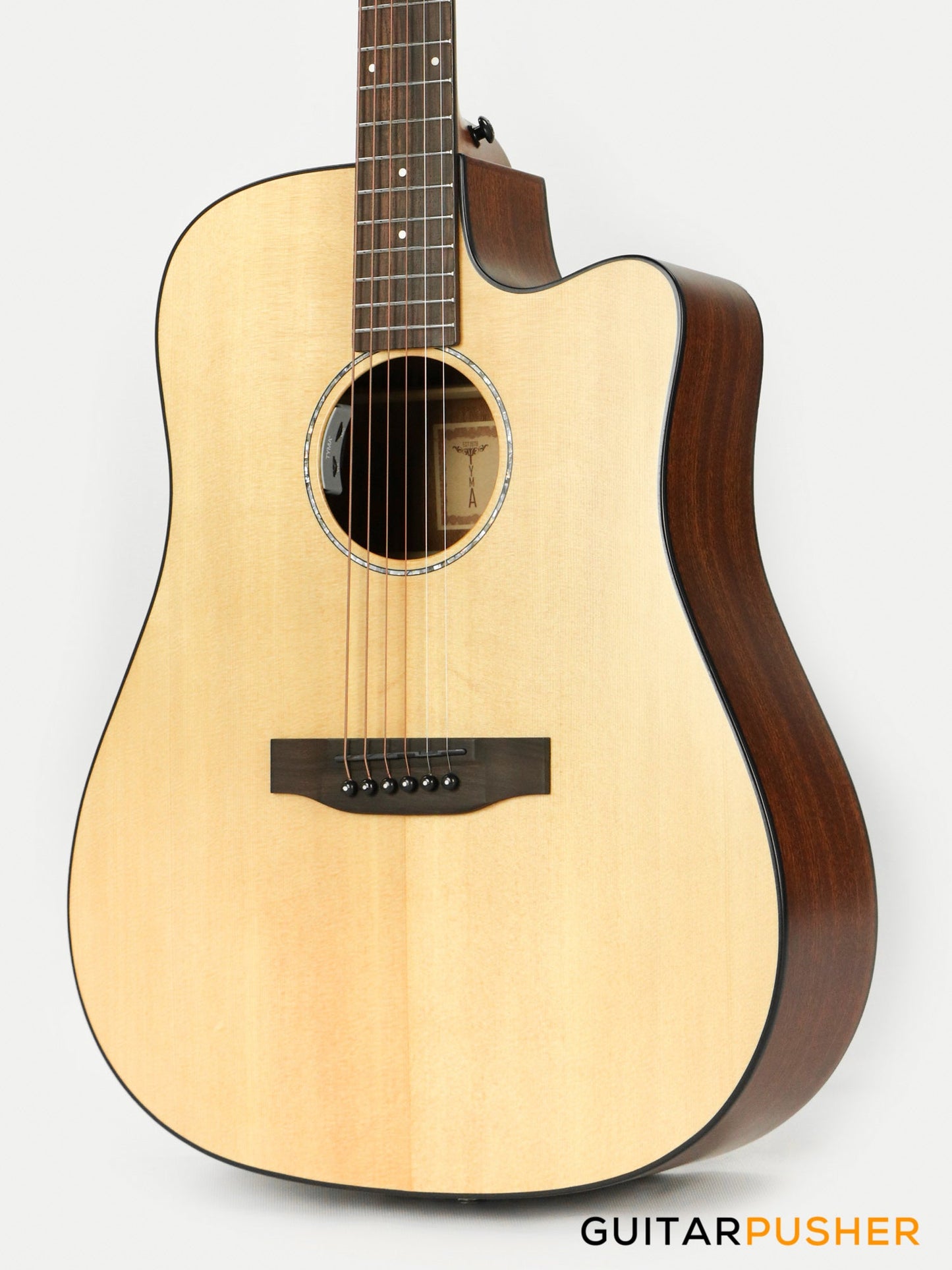 Tyma D-3C NSE (PG-50CE) Solid Top Dreadnought Acoustic-Electric Guitar with T-200 preamp