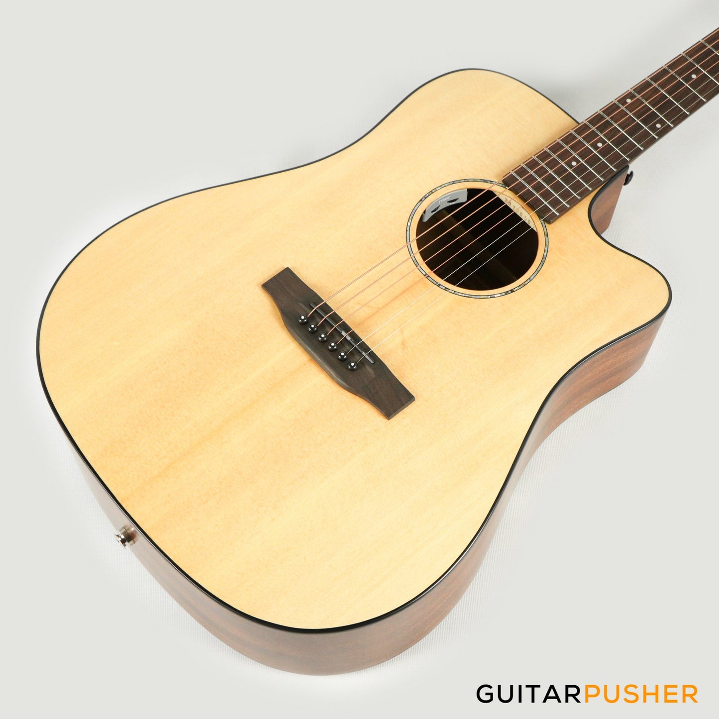 Tyma D-3C NSE (PG-50CE) Solid Top Dreadnought Acoustic-Electric Guitar with T-200 preamp