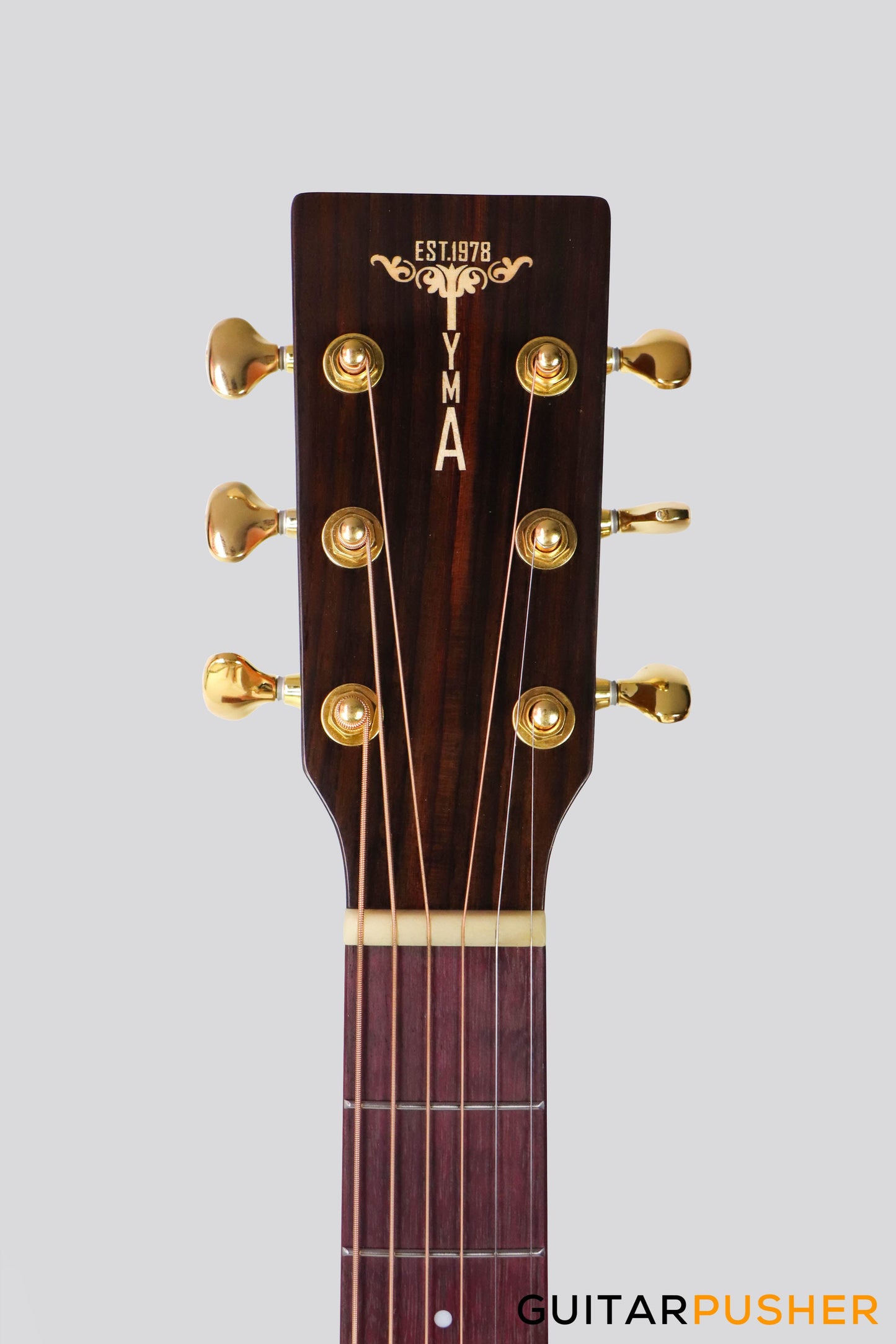 Tyma G-25E Santos Solid Engelmann Spruce Top Santos Rosewood Auditorium Acoustic-Electric Guitar with T-200 preamp