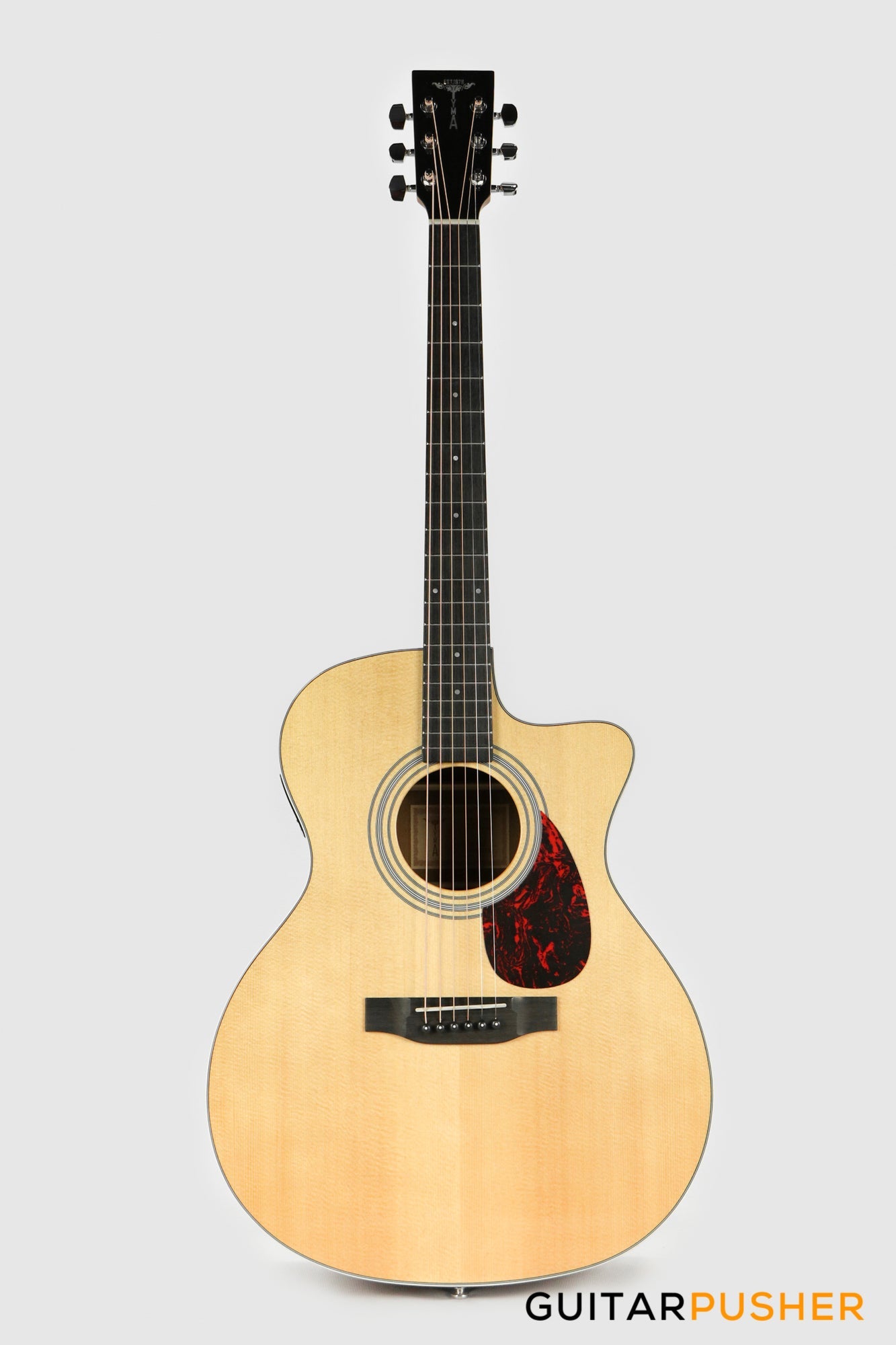 Tyma TG-12K Solid Sitka Spruce Top Rosewood Grand Auditorium Acoustic-Electric Guitar w/ Tyma T-200 Pickup System