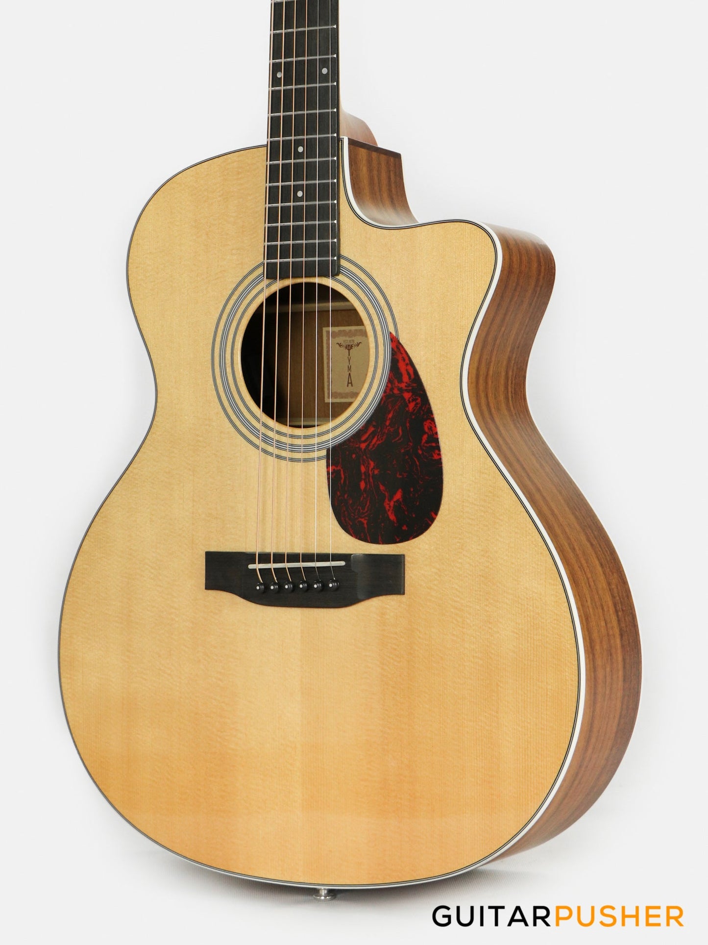 Tyma TG-12K Solid Sitka Spruce Top Rosewood Grand Auditorium Acoustic-Electric Guitar w/ Tyma T-200 Pickup System