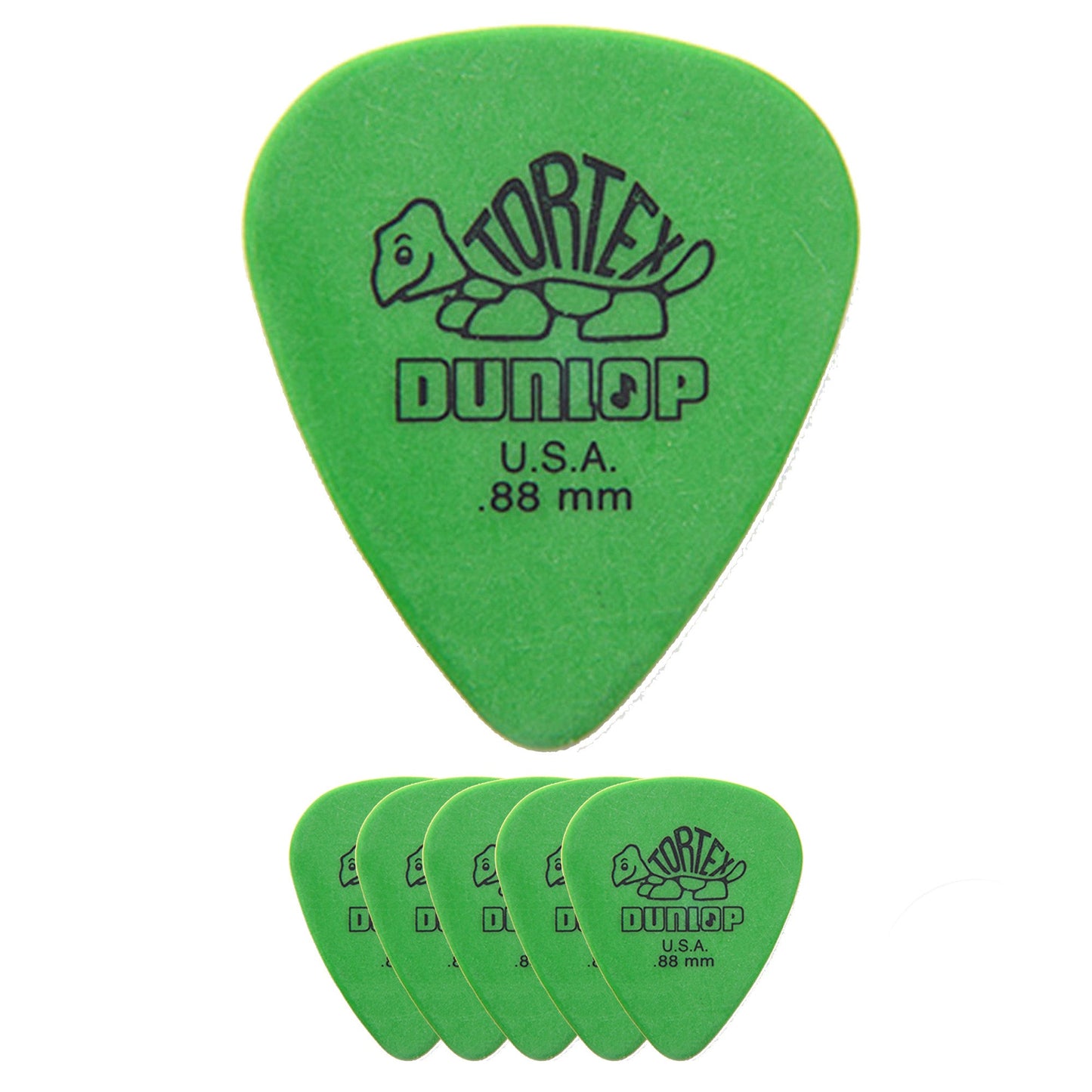 Dunlop Tortex Standard Guitar Pick 0.88mm Green