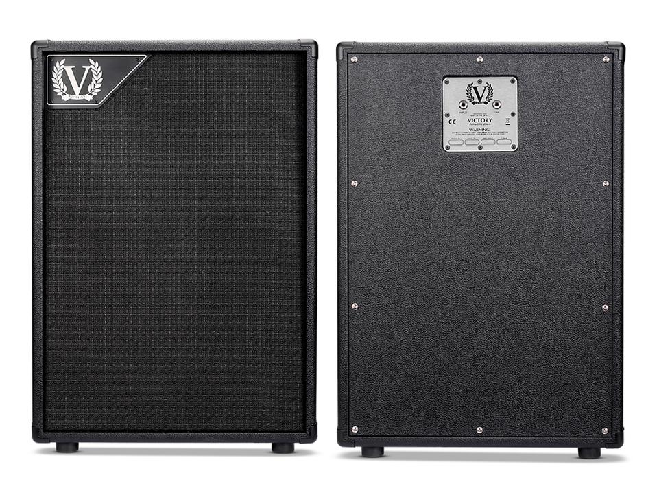 Victory Amps 2x12 16-ohms Compact Vertical Extension Speaker Cabinet w/ Celestion V30's - GuitarPusher