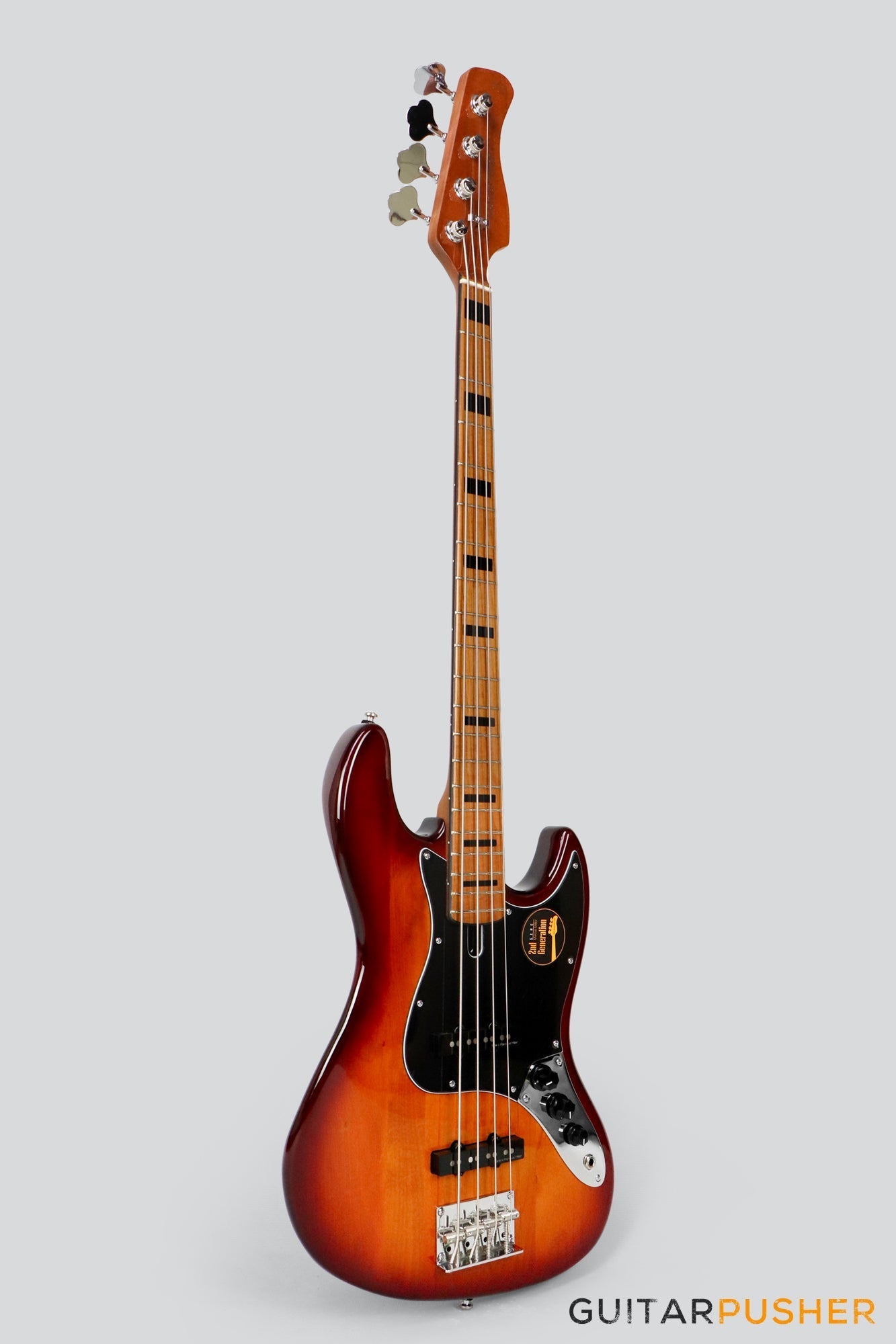 Sire V5 Alder 4-String JB Bass with Premium Gig Bag - Tobacco Sunburst