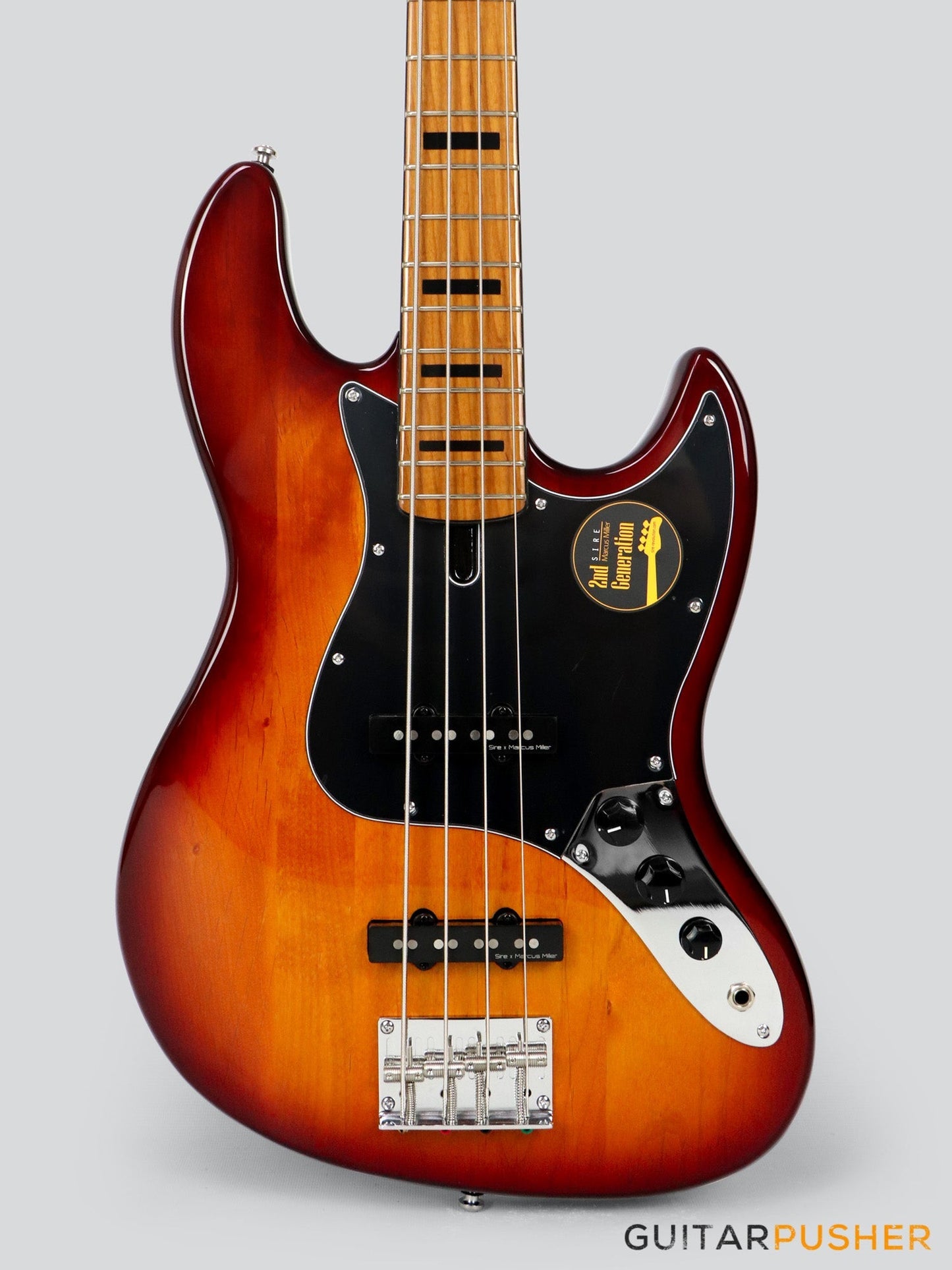 Sire V5 Alder 4-String JB Bass with Premium Gig Bag - Tobacco Sunburst