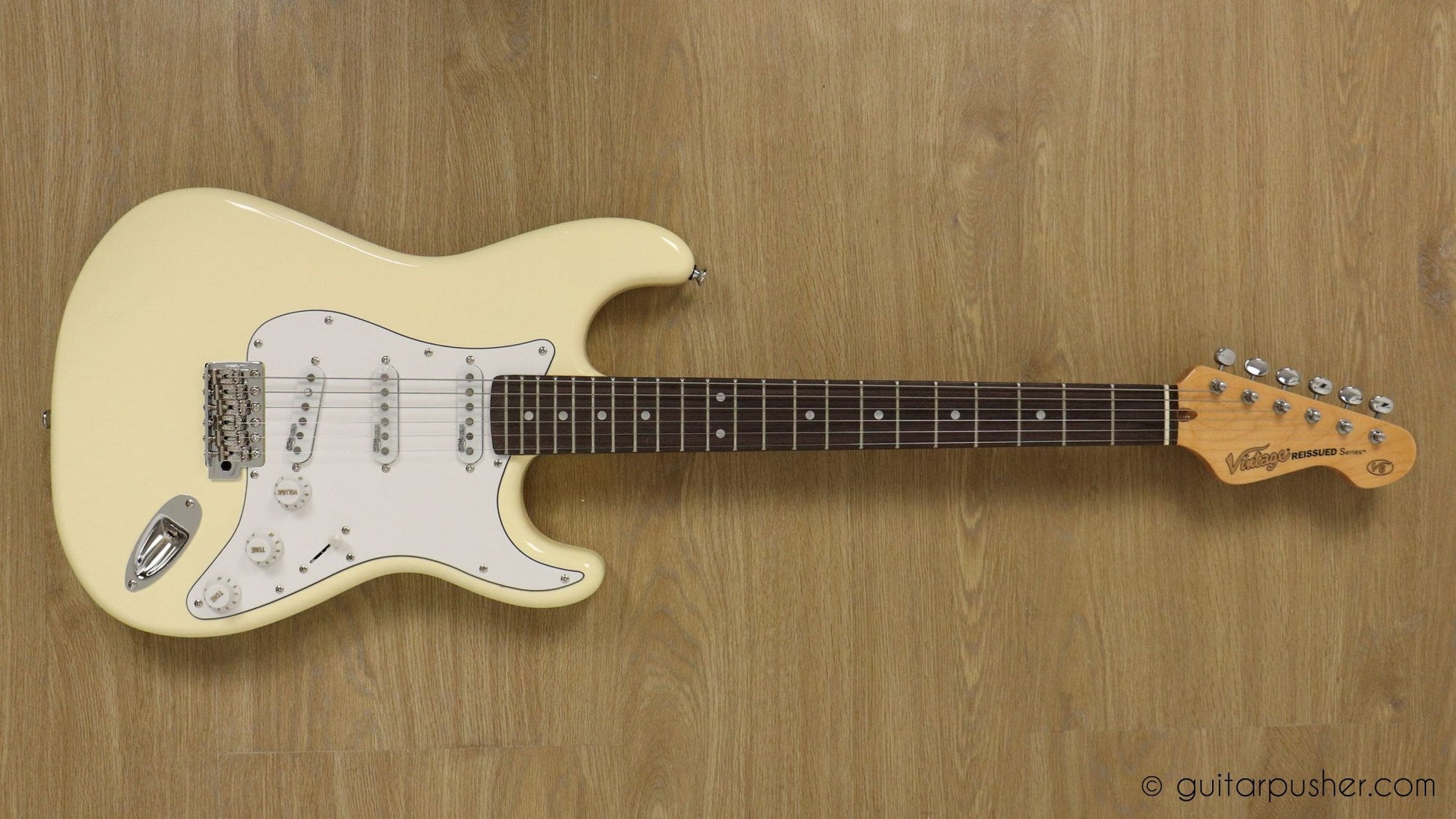 Vintage V6 Strat Reissue Electric Guitar - GuitarPusher